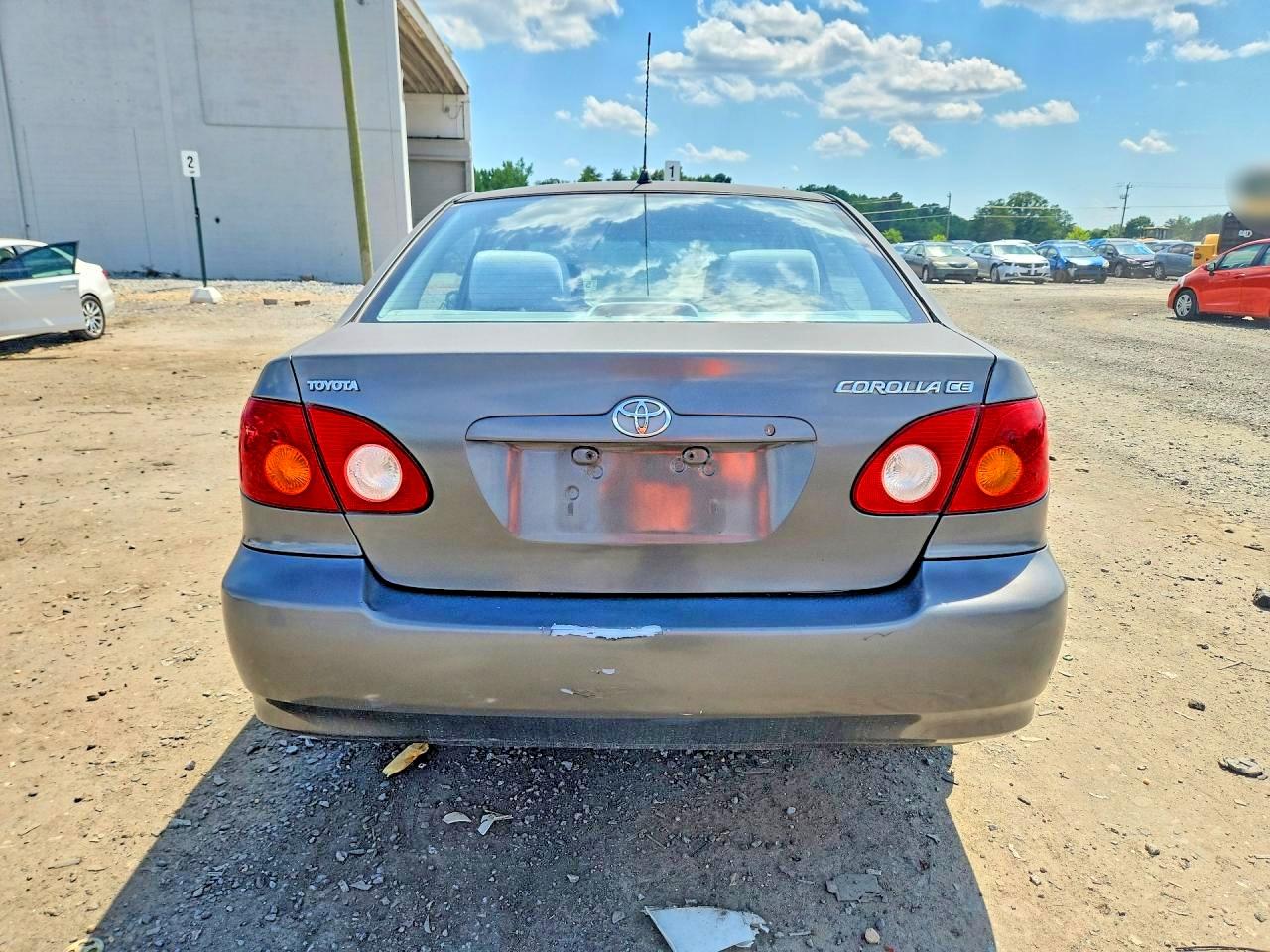 2003 Toyota Corolla Ce Gray vin: 2T1BR32E03C021224