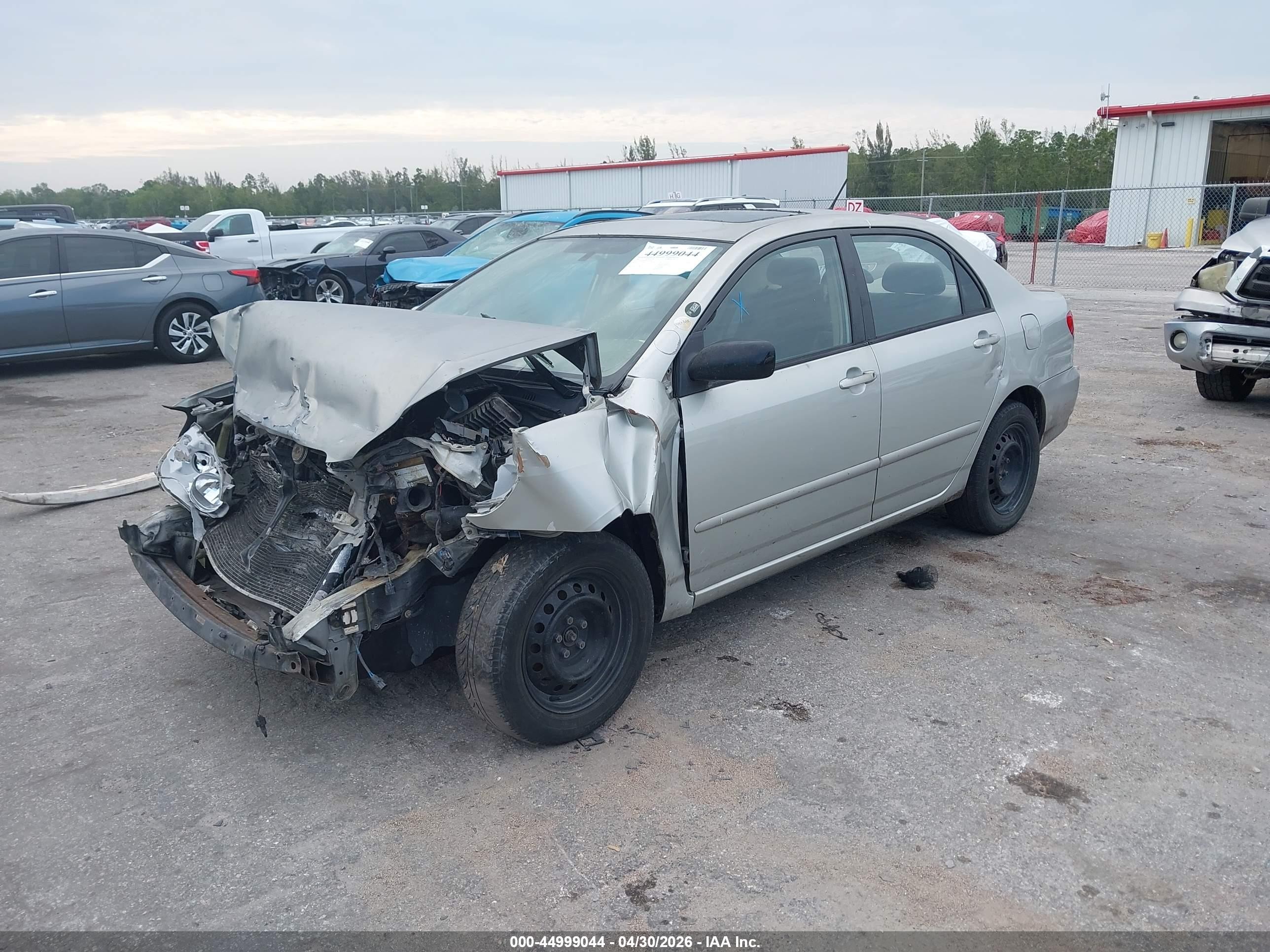 2003 Toyota Corolla Le Silver vin: 2T1BR32E03C107570