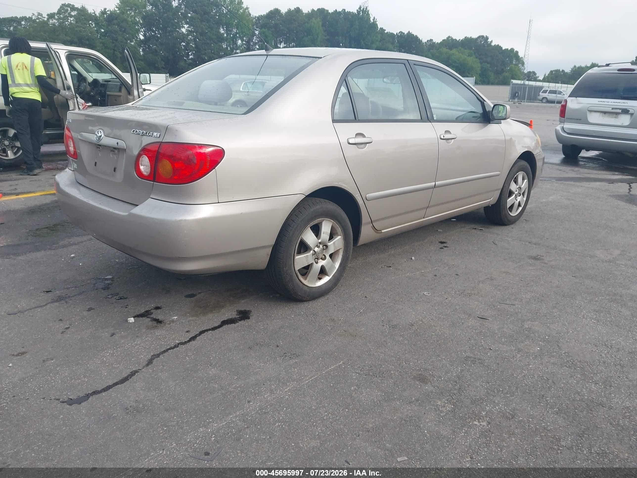 2003 Toyota Corolla Le Beige vin: 2T1BR32E03C138740