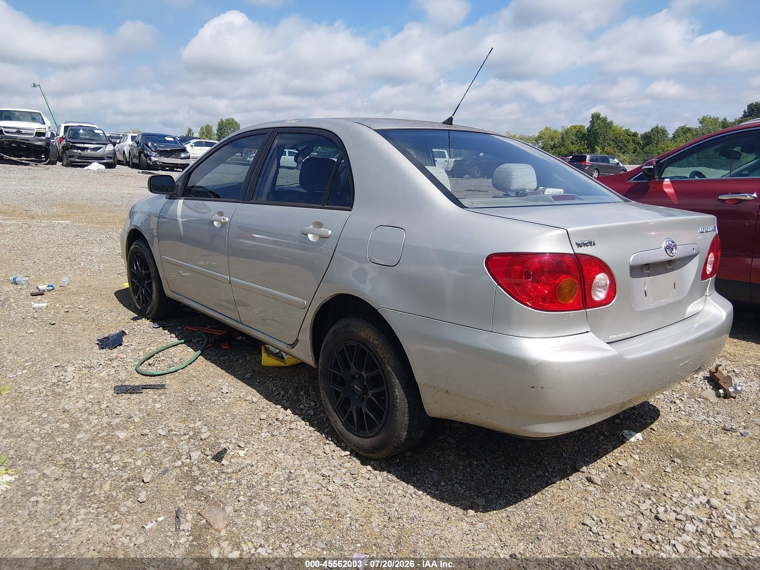 2004 Toyota Corolla Le Серебряный vin: 2T1BR32E04C233655
