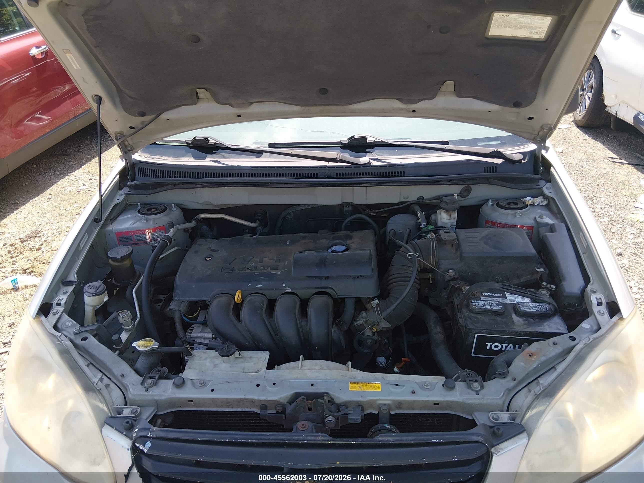 2004 Toyota Corolla Le Серебряный vin: 2T1BR32E04C233655