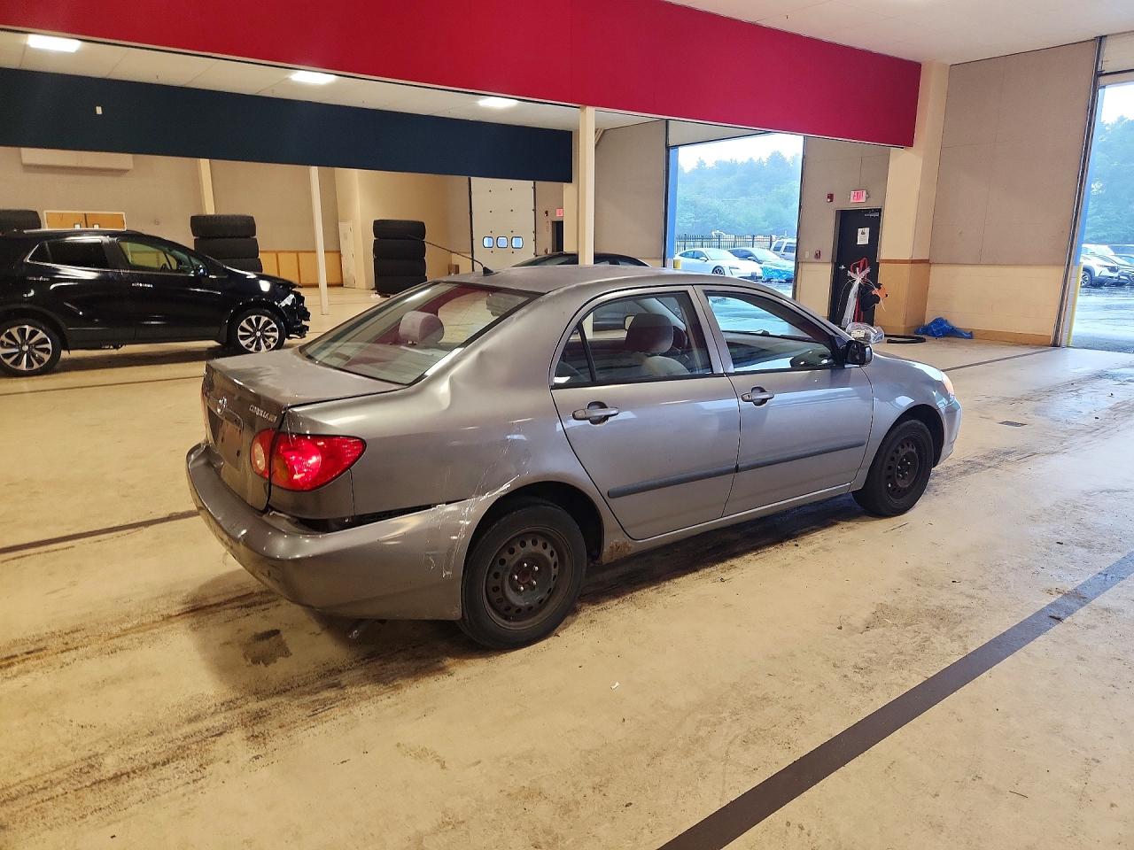2004 Toyota Corolla Ce Gray vin: 2T1BR32E04C259835