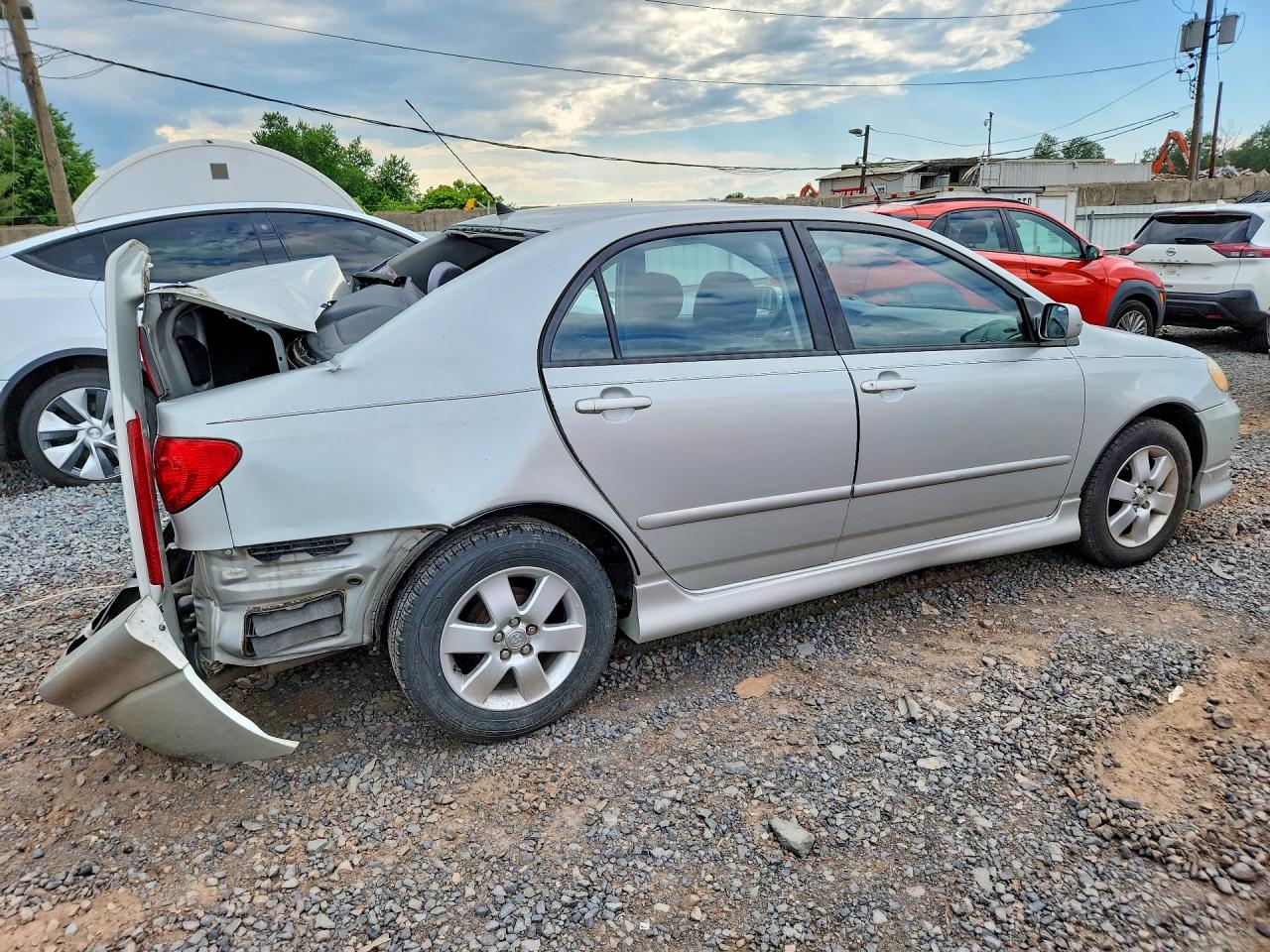 2004 Toyota Corolla S Silver vin: 2T1BR32E04C273086