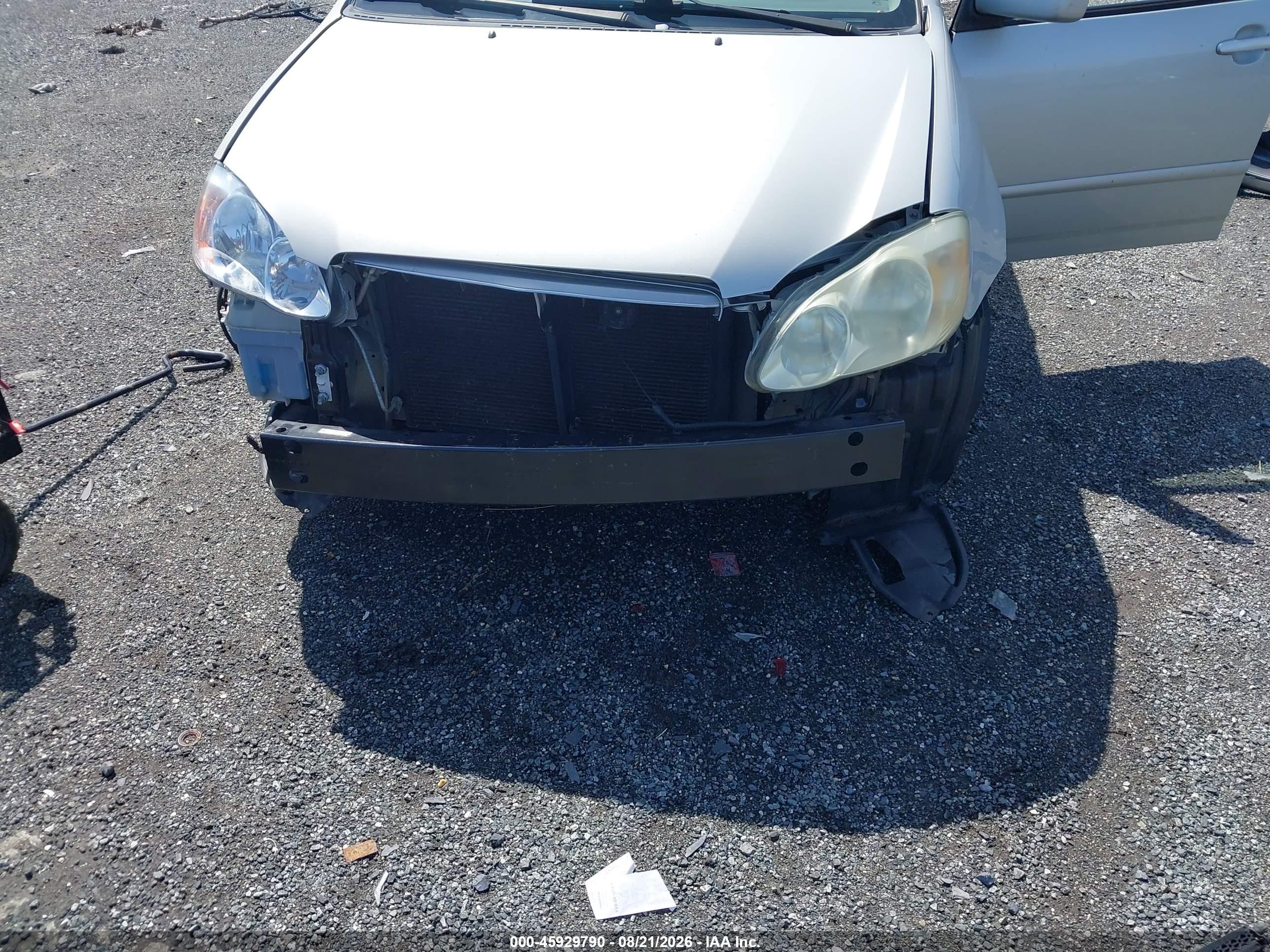 2004 Toyota Corolla Le Silver vin: 2T1BR32E04C308029