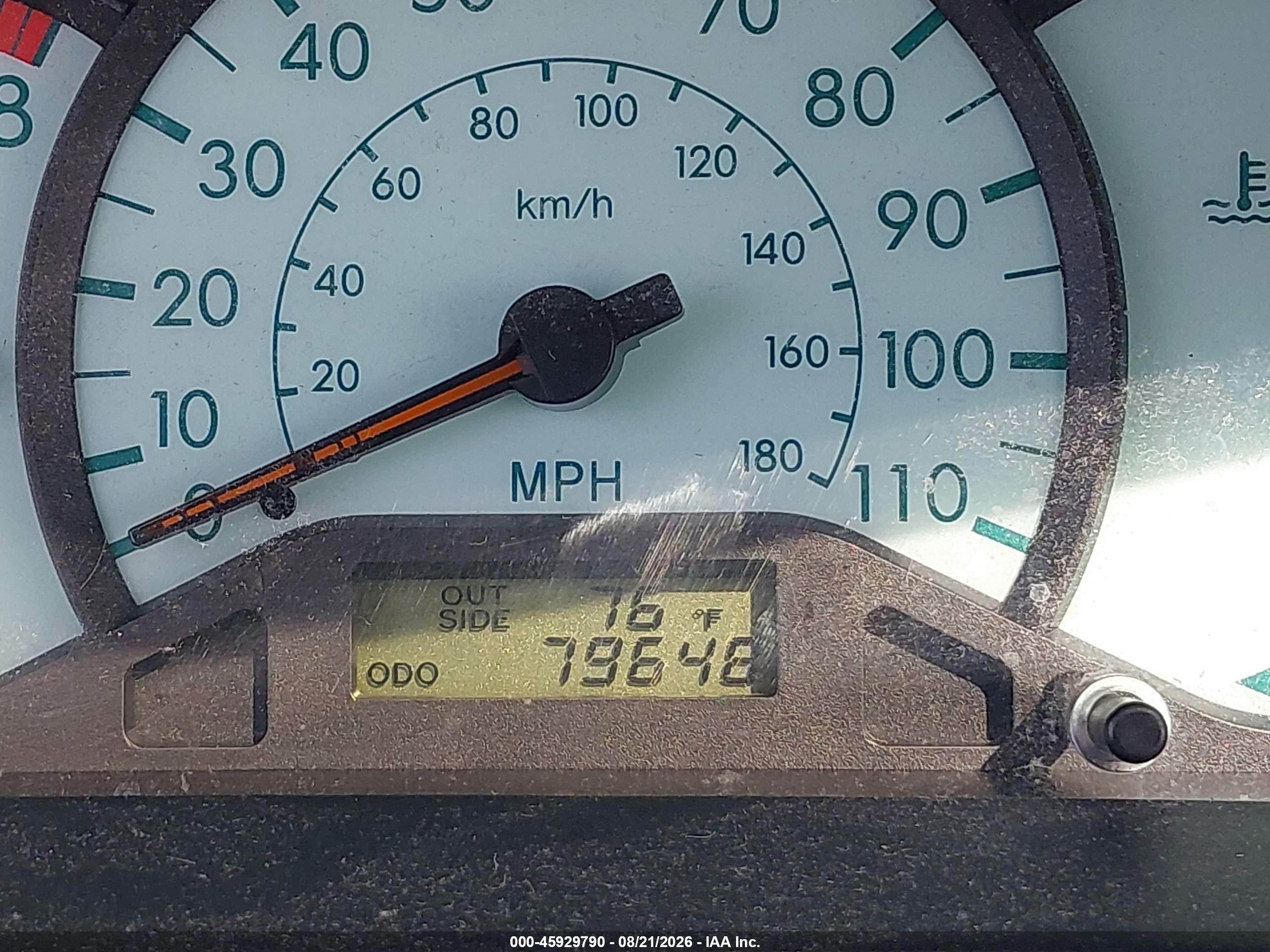 2004 Toyota Corolla Le Silver vin: 2T1BR32E04C308029