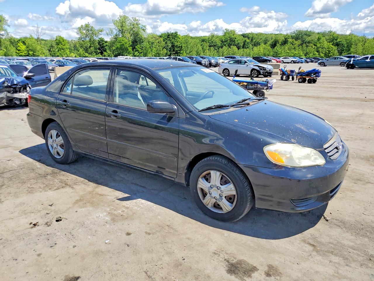 2004 Toyota Corolla Le Black vin: 2T1BR32E04C314235