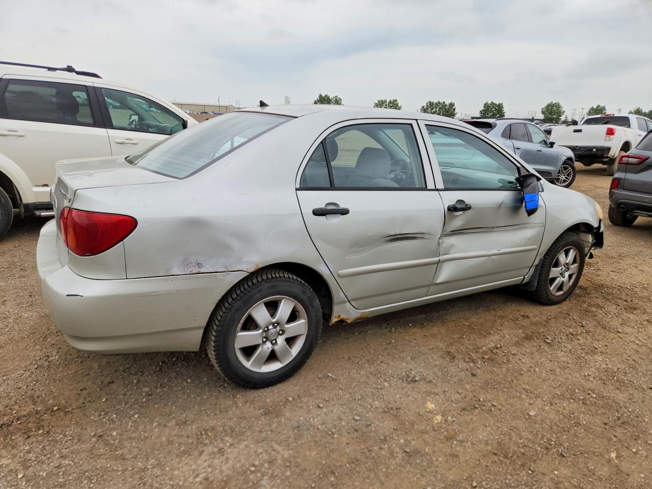 2004 Toyota Corolla Ce Silver vin: 2T1BR32E04C791103