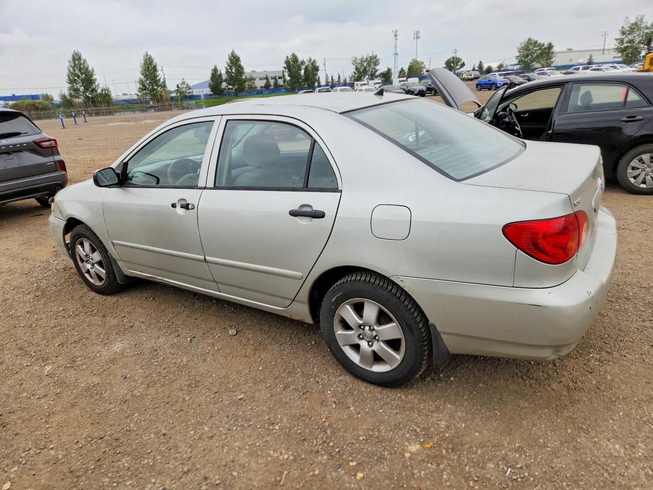 2004 Toyota Corolla Ce Silver vin: 2T1BR32E04C791103