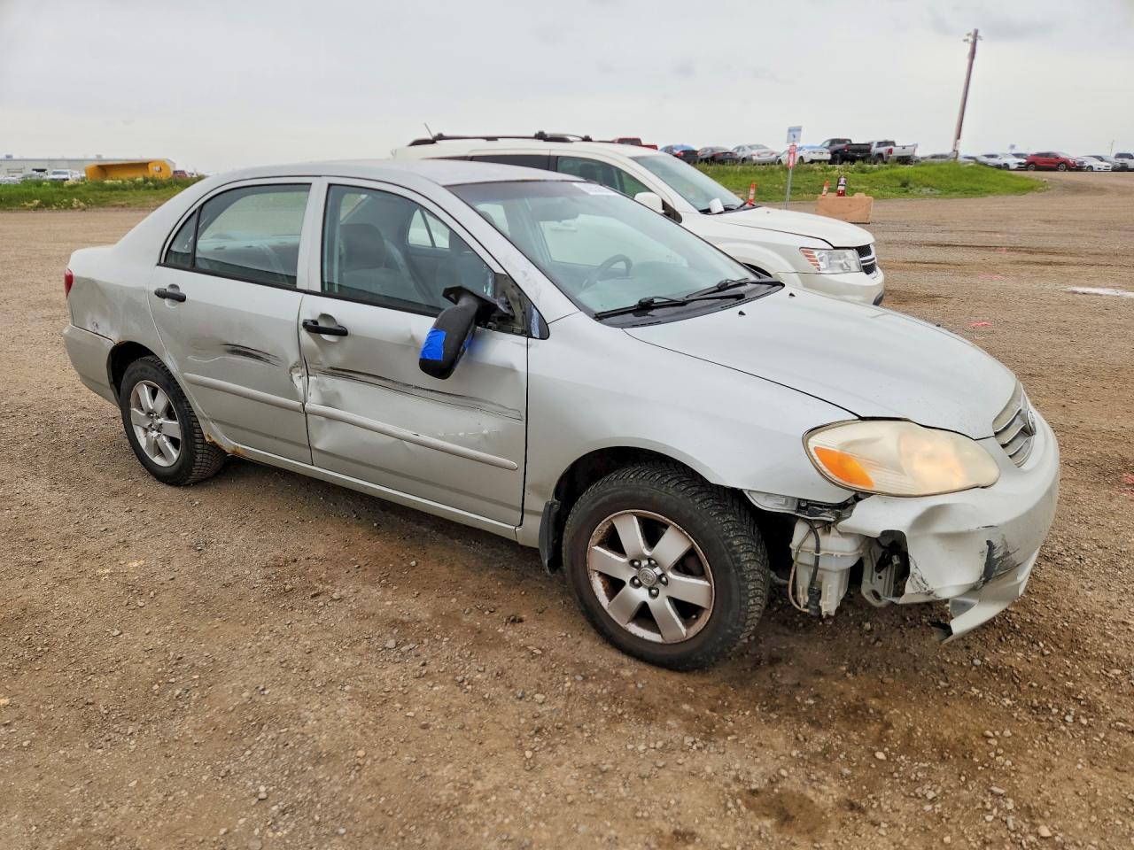 2004 Toyota Corolla Ce Silver vin: 2T1BR32E04C791103