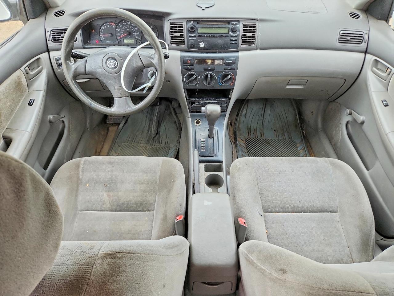 2004 Toyota Corolla Ce Silver vin: 2T1BR32E04C791103