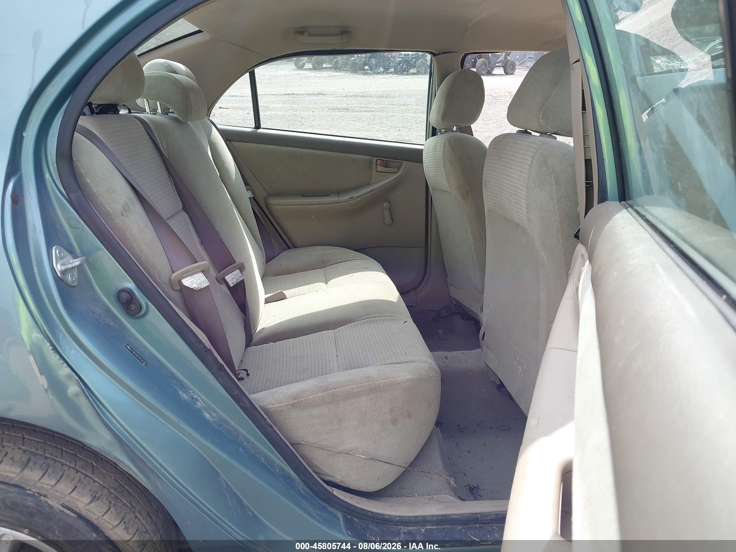 2005 Toyota Corolla Ce Light Blue vin: 2T1BR32E05C357877