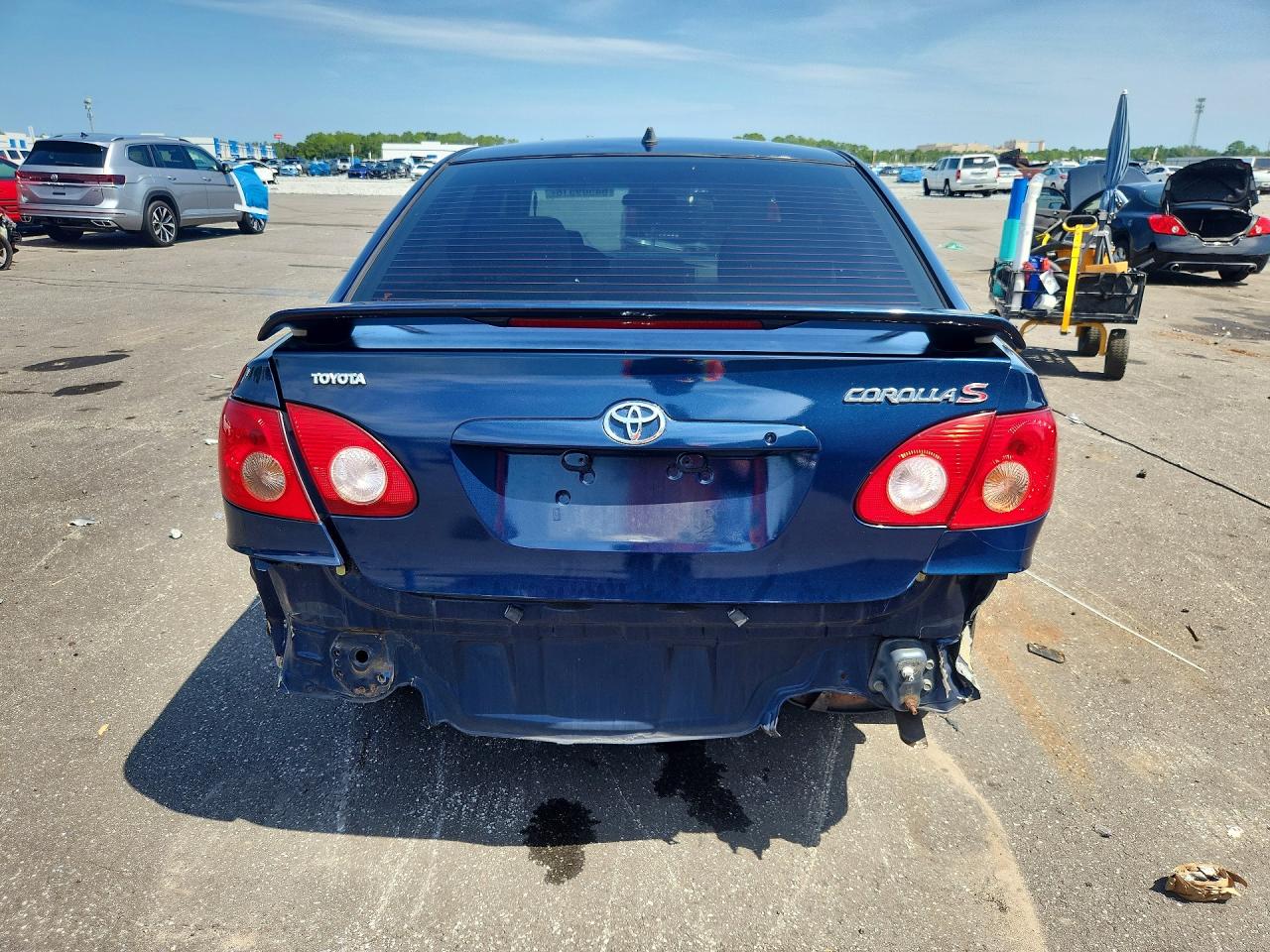 2005 Toyota Corolla S Blue vin: 2T1BR32E05C358852