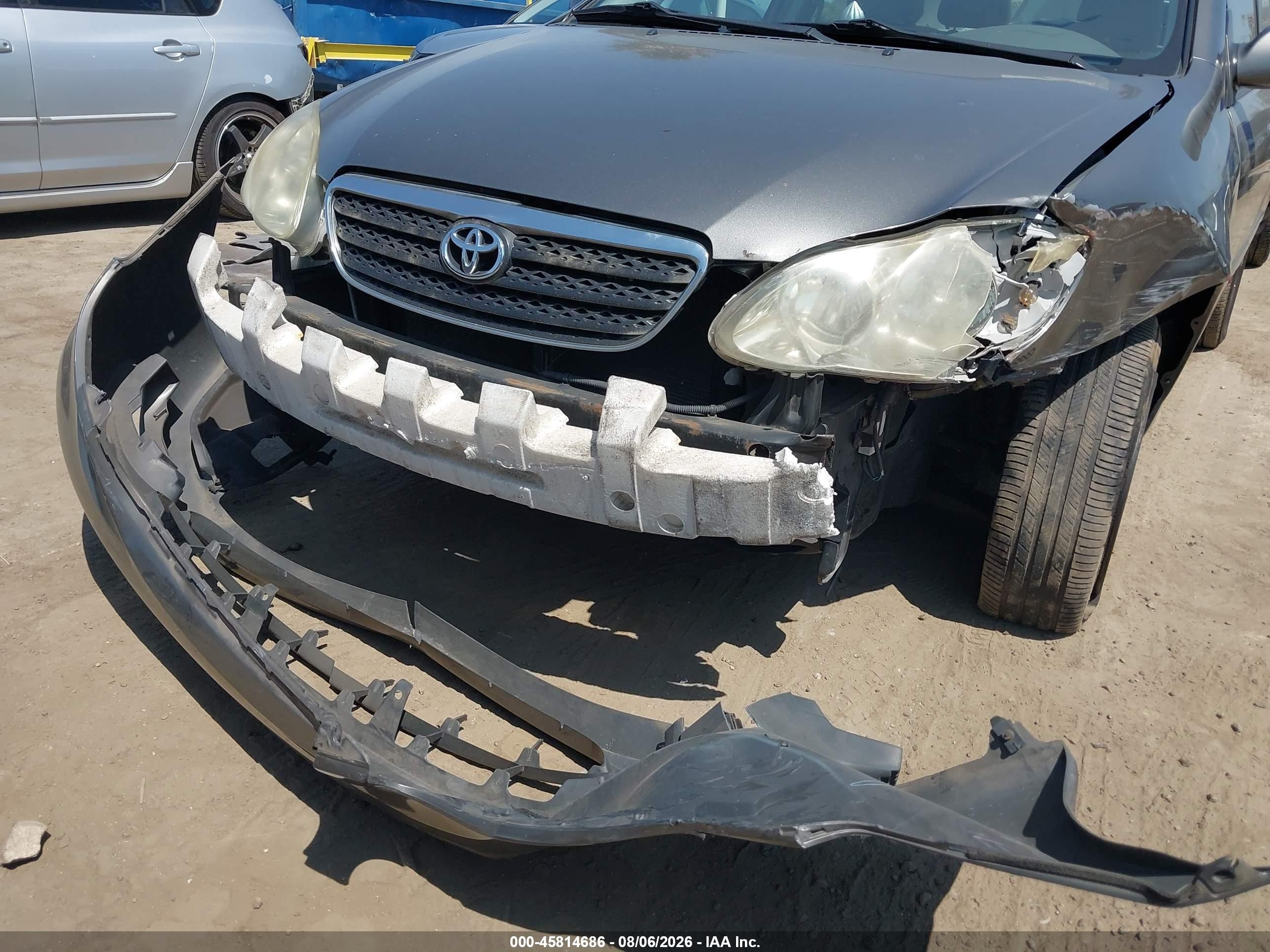 2005 Toyota Corolla Le Gray vin: 2T1BR32E05C368782