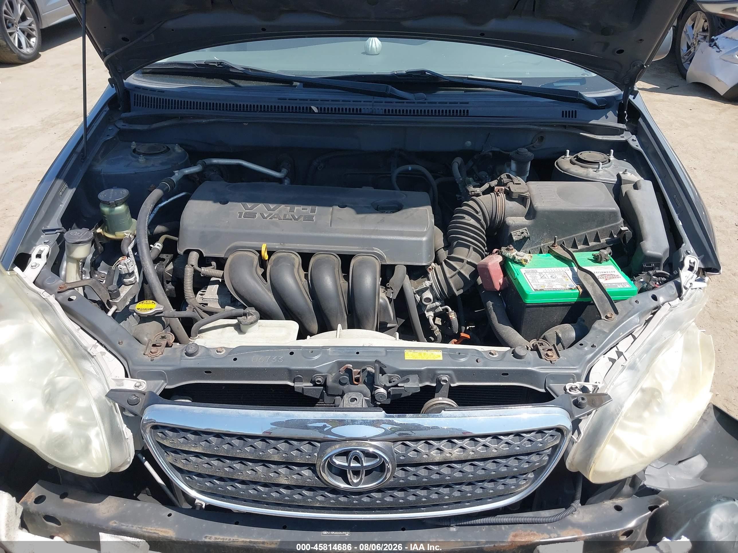 2005 Toyota Corolla Le Gray vin: 2T1BR32E05C368782