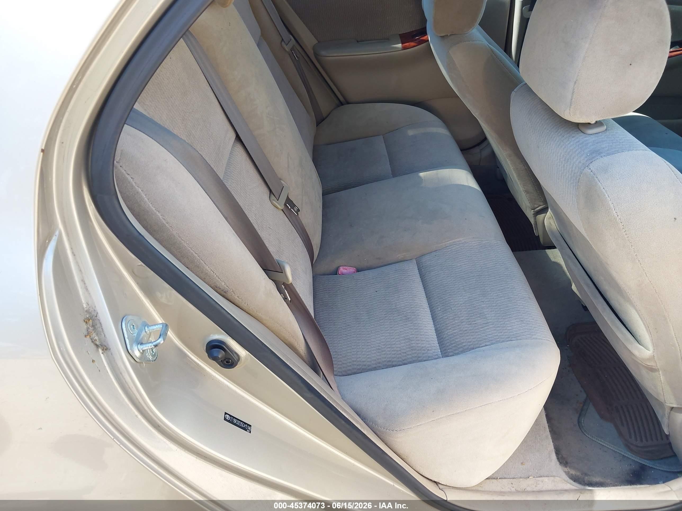 2005 Toyota Corolla Le Tan vin: 2T1BR32E05C415146