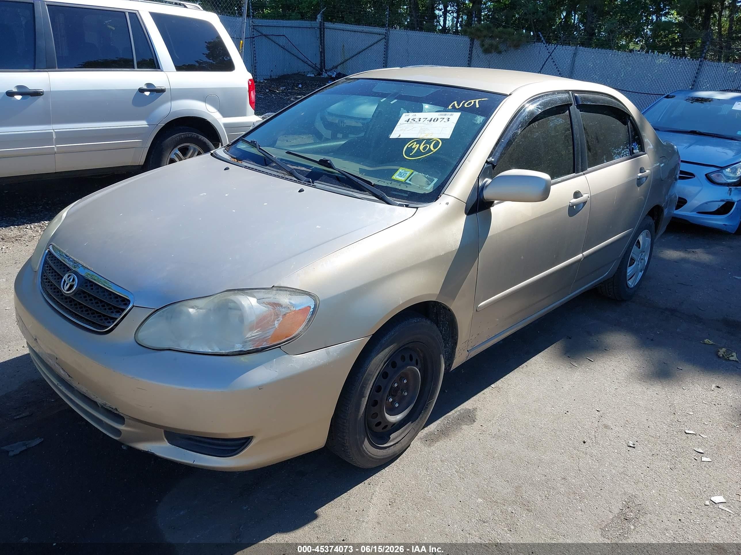 2005 Toyota Corolla Le Tan vin: 2T1BR32E05C415146