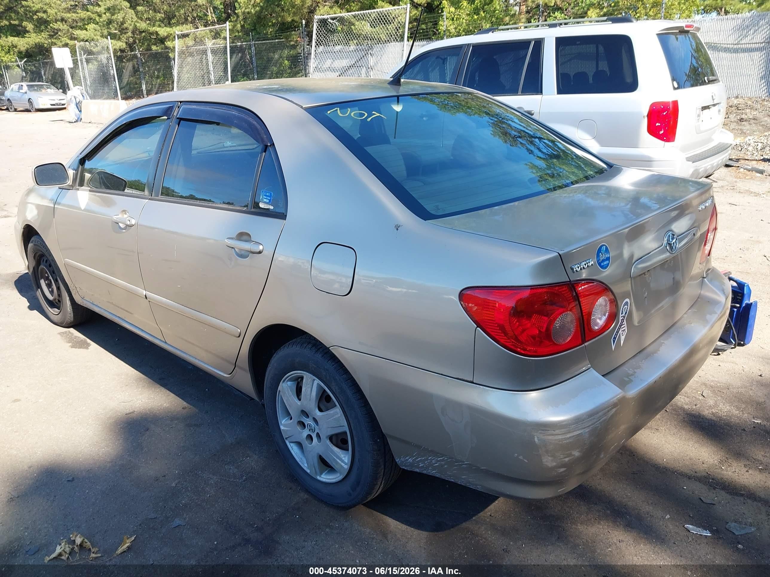 2005 Toyota Corolla Le Tan vin: 2T1BR32E05C415146