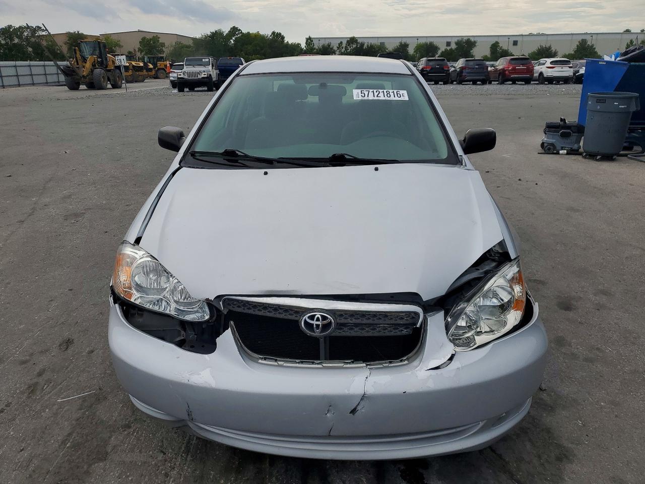 2005 Toyota Corolla Ce Silver vin: 2T1BR32E05C416989