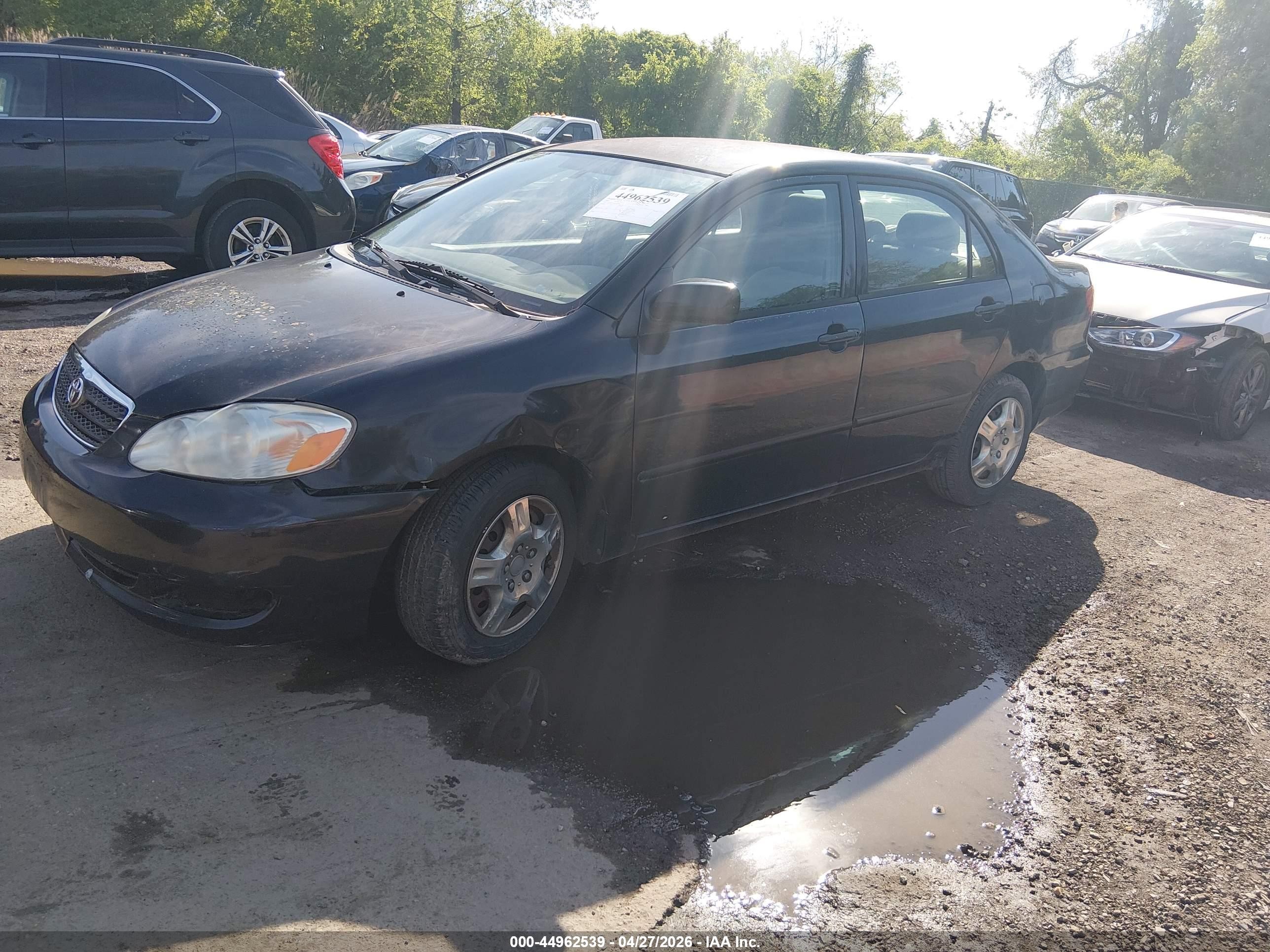 2005 Toyota Corolla Le Black vin: 2T1BR32E05C424462