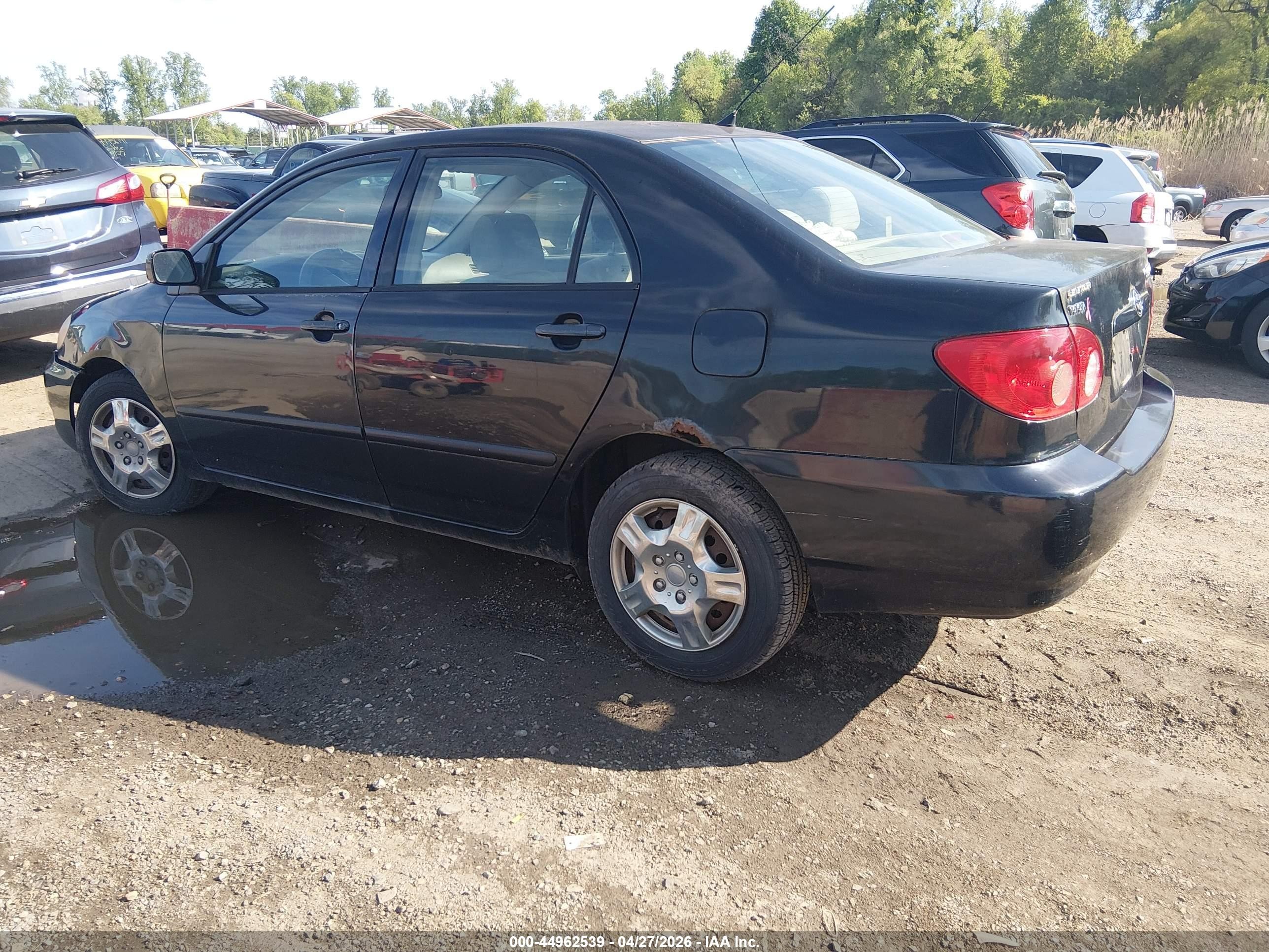 2005 Toyota Corolla Le Black vin: 2T1BR32E05C424462