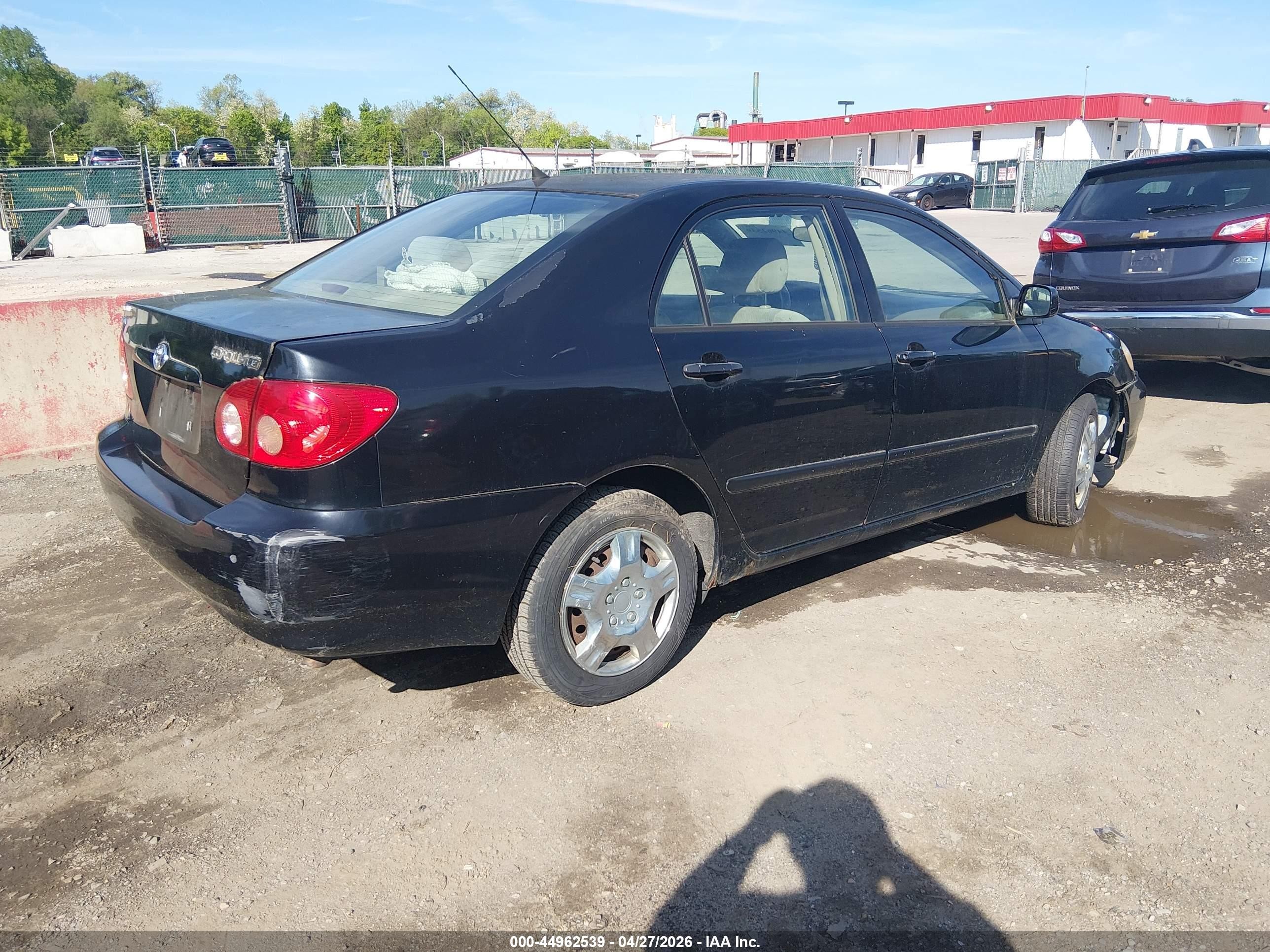 2005 Toyota Corolla Le Black vin: 2T1BR32E05C424462