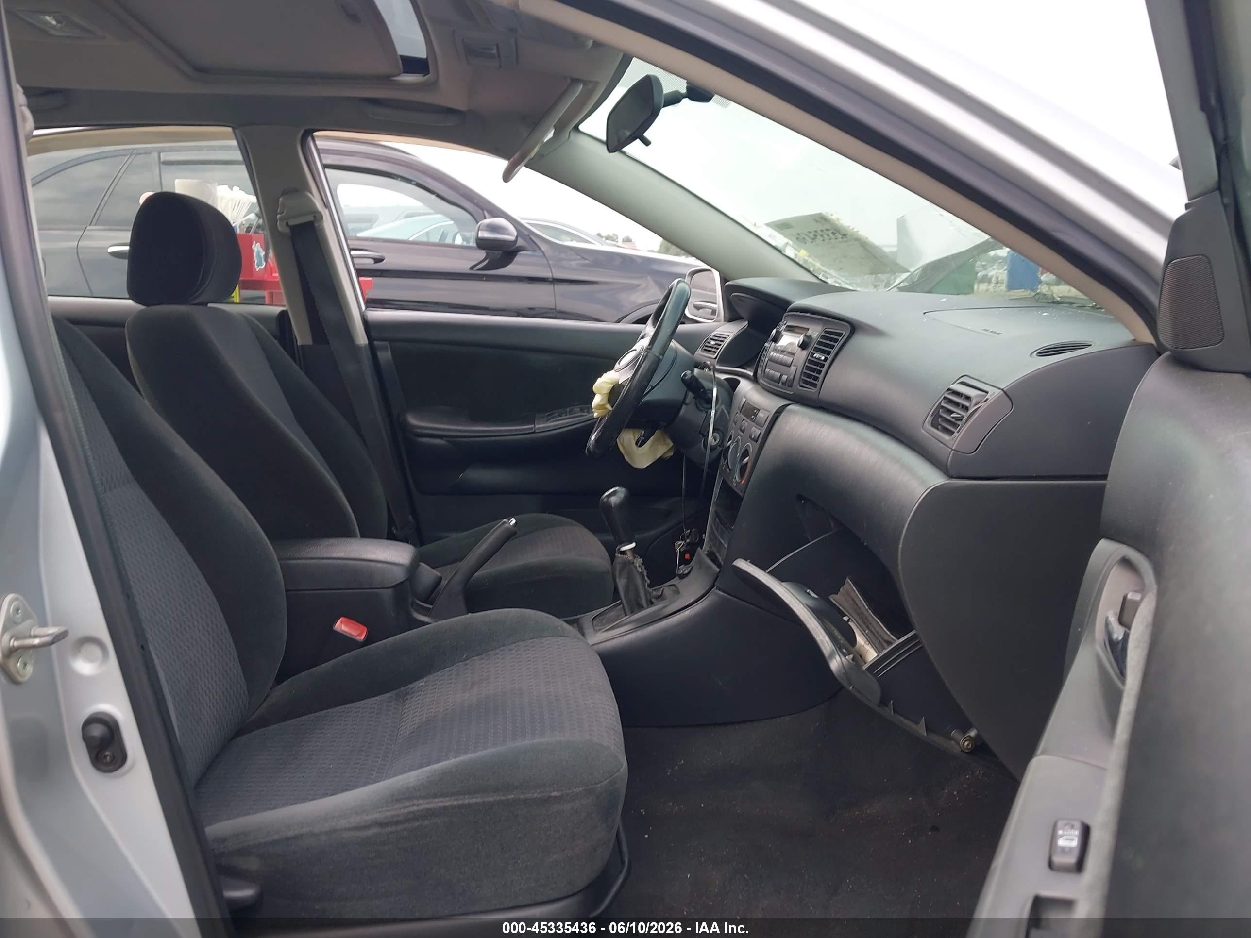 2005 Toyota Corolla S Silver vin: 2T1BR32E05C427183