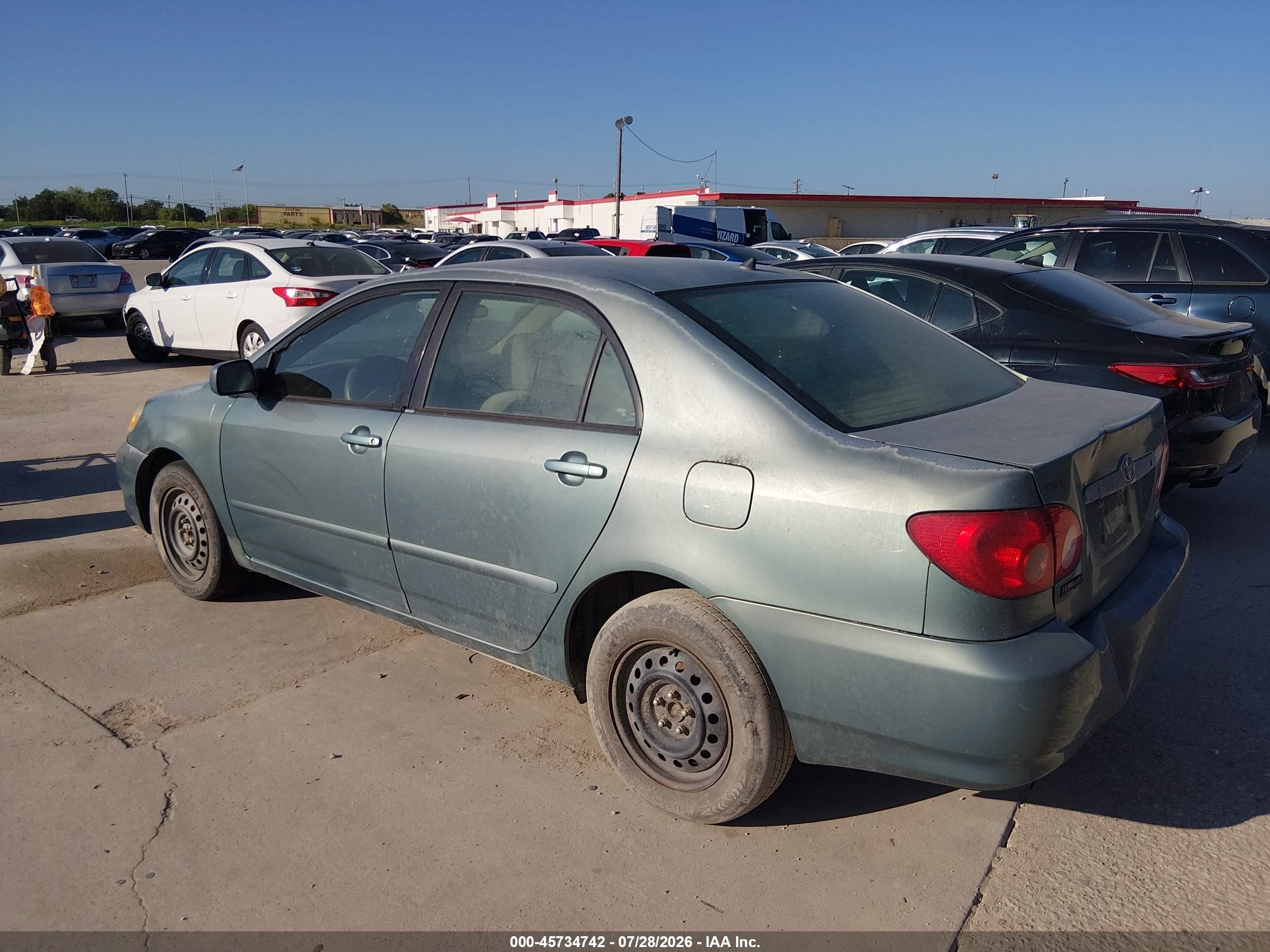 2005 Toyota Corolla Le Green vin: 2T1BR32E05C436434