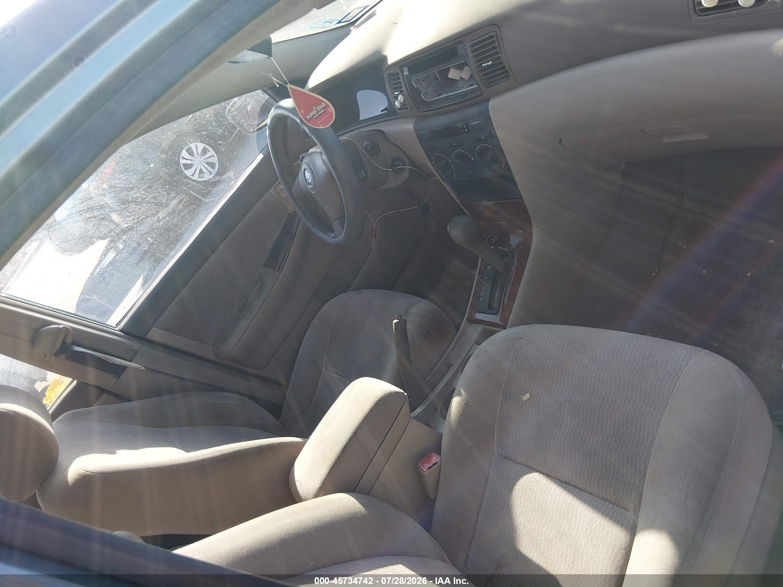 2005 Toyota Corolla Le Green vin: 2T1BR32E05C436434