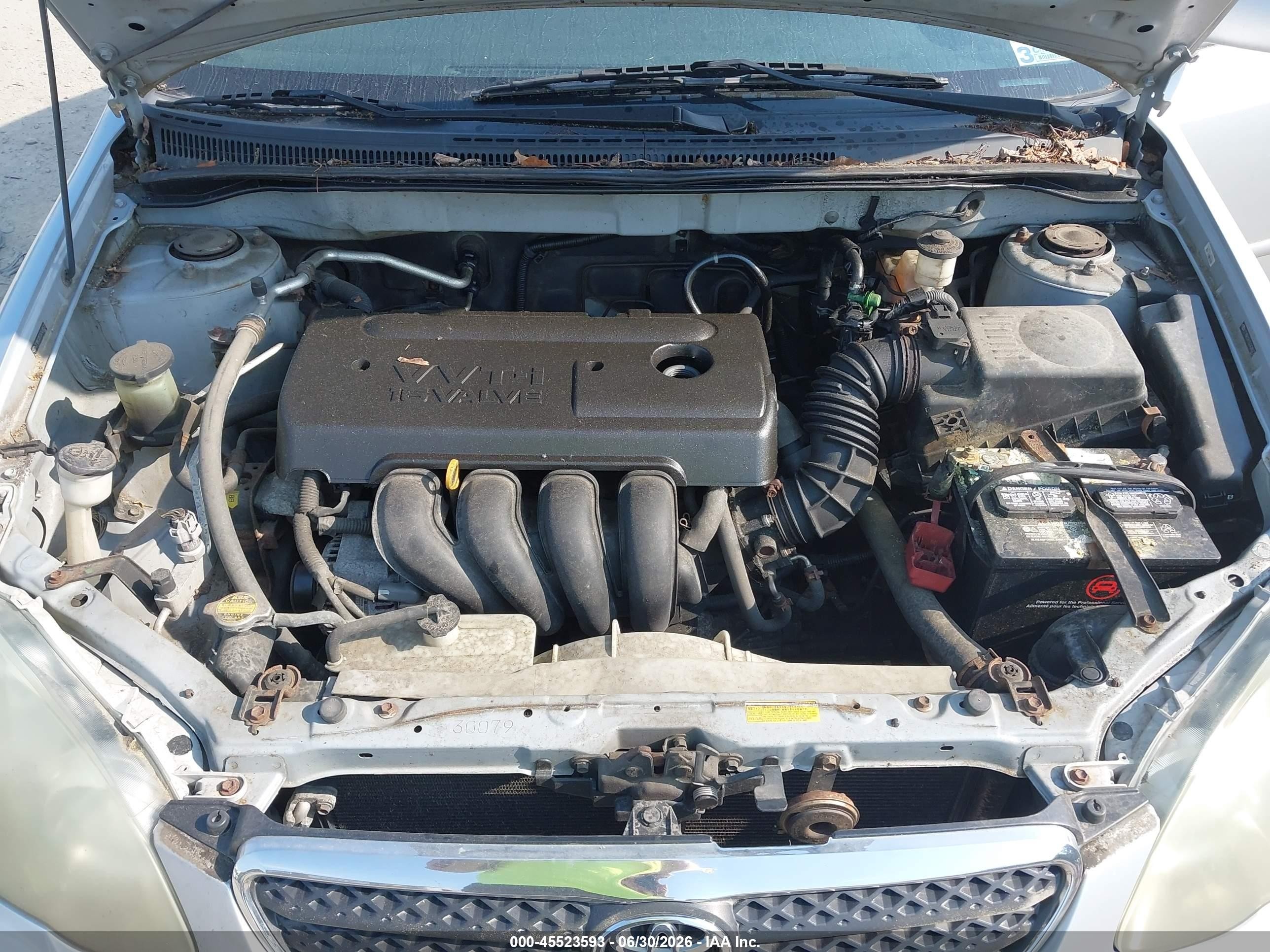 2005 Toyota Corolla S Серебряный vin: 2T1BR32E05C438572