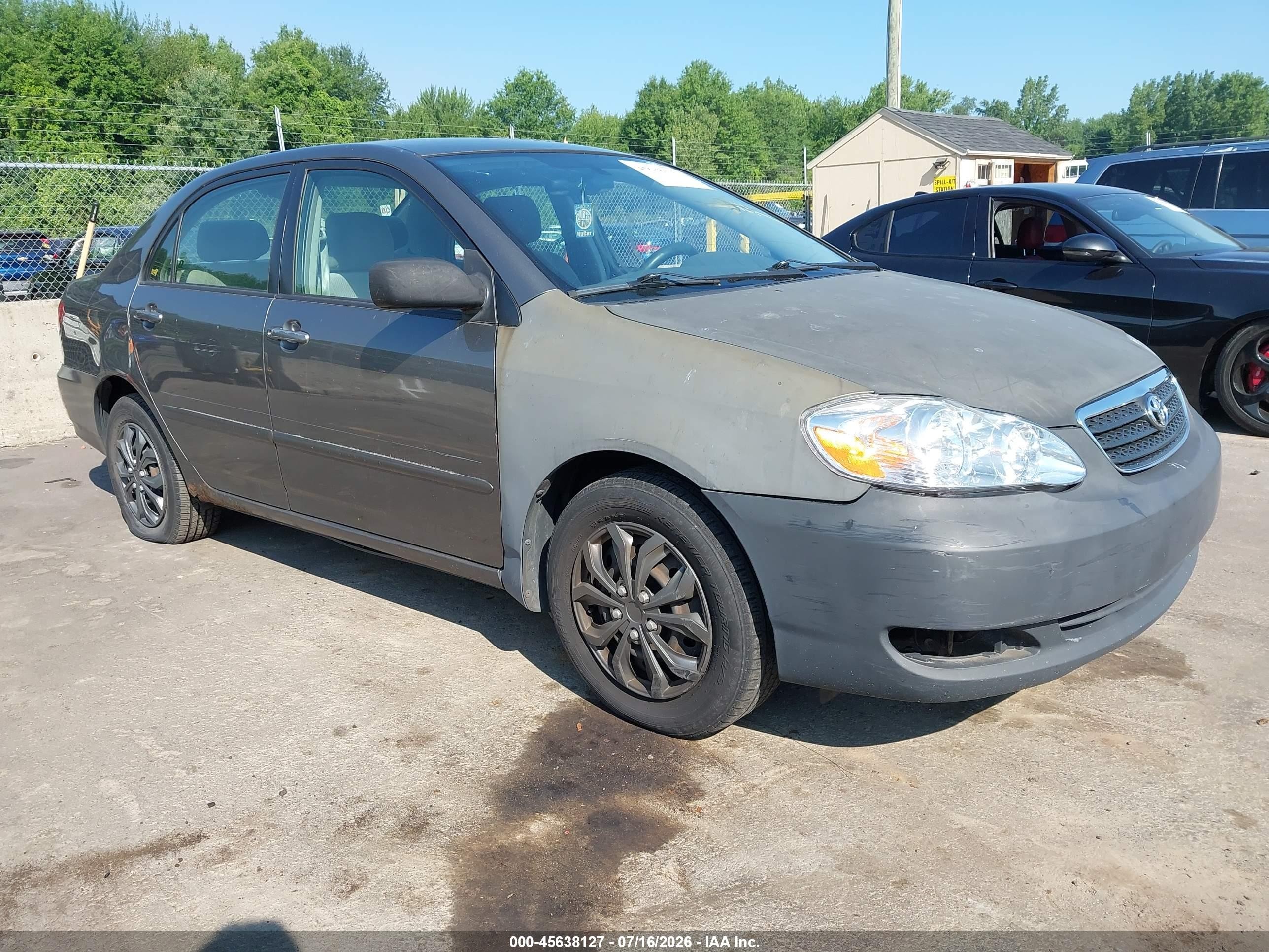 2005 Toyota Corolla Le Gray vin: 2T1BR32E05C478005