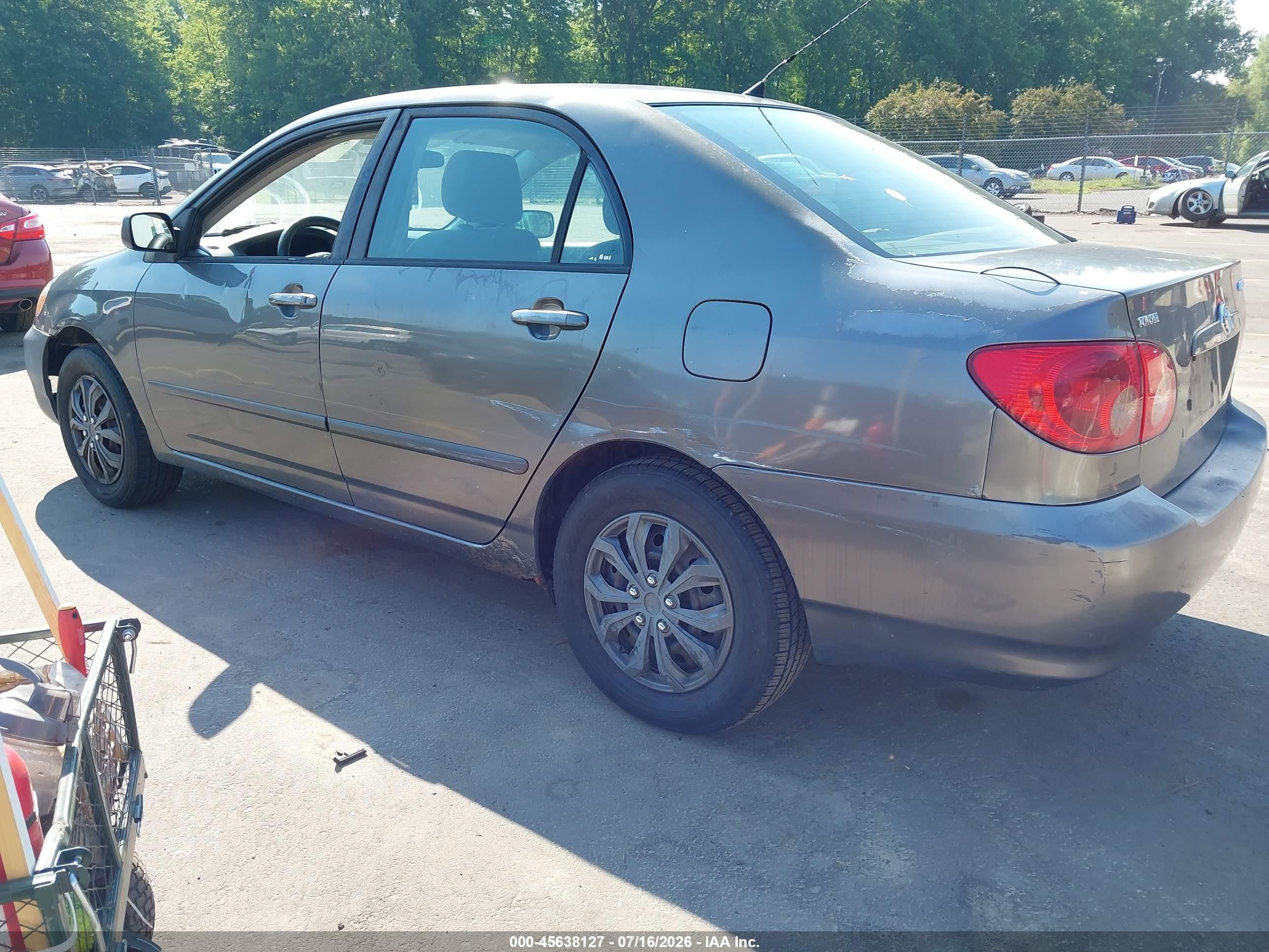 2005 Toyota Corolla Le Gray vin: 2T1BR32E05C478005