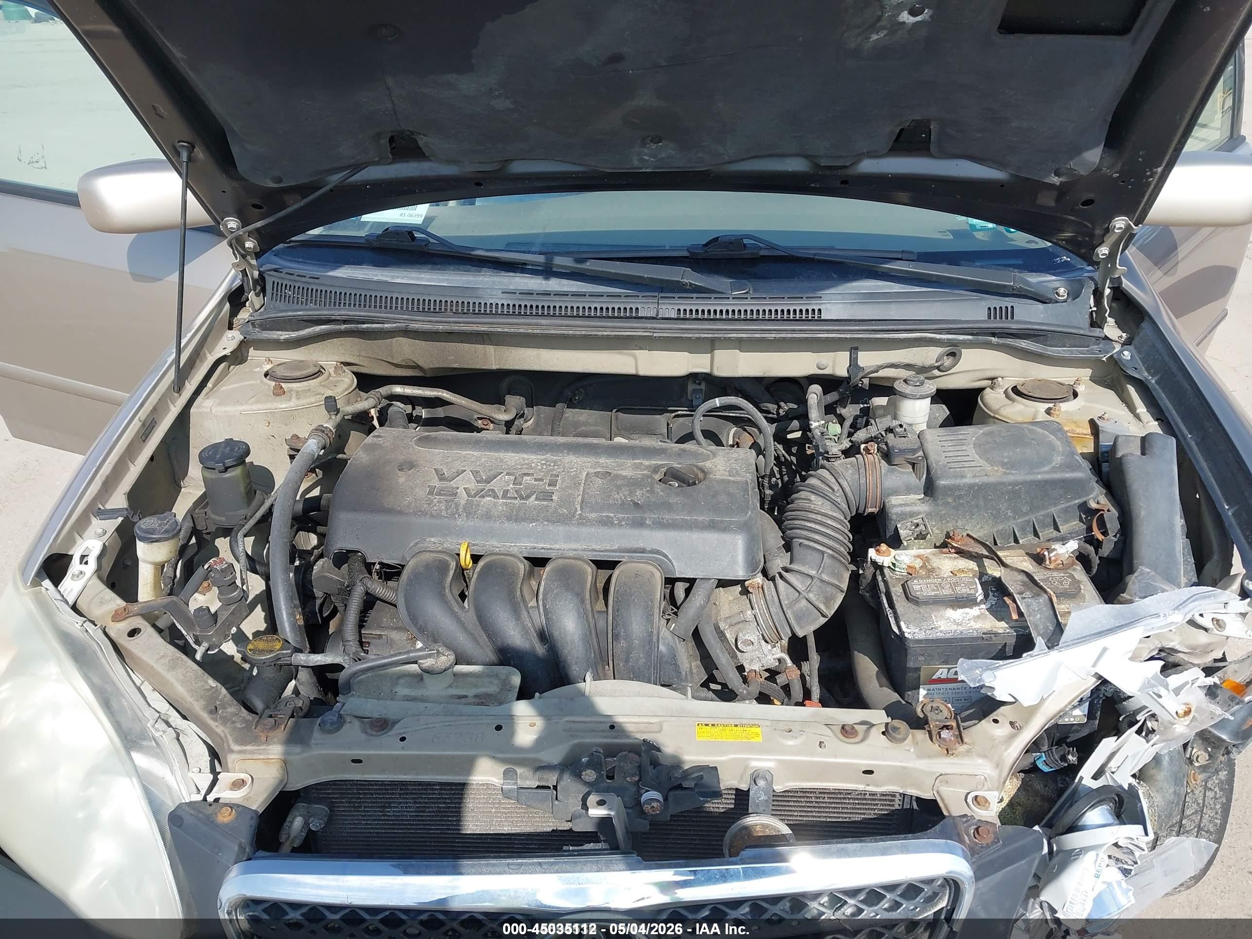 2005 Toyota Corolla Le Tan vin: 2T1BR32E05C492678