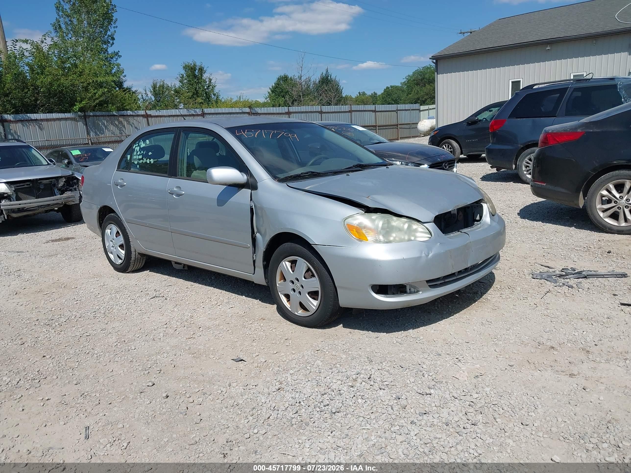 2005 Toyota Corolla Le Silver vin: 2T1BR32E05C553835