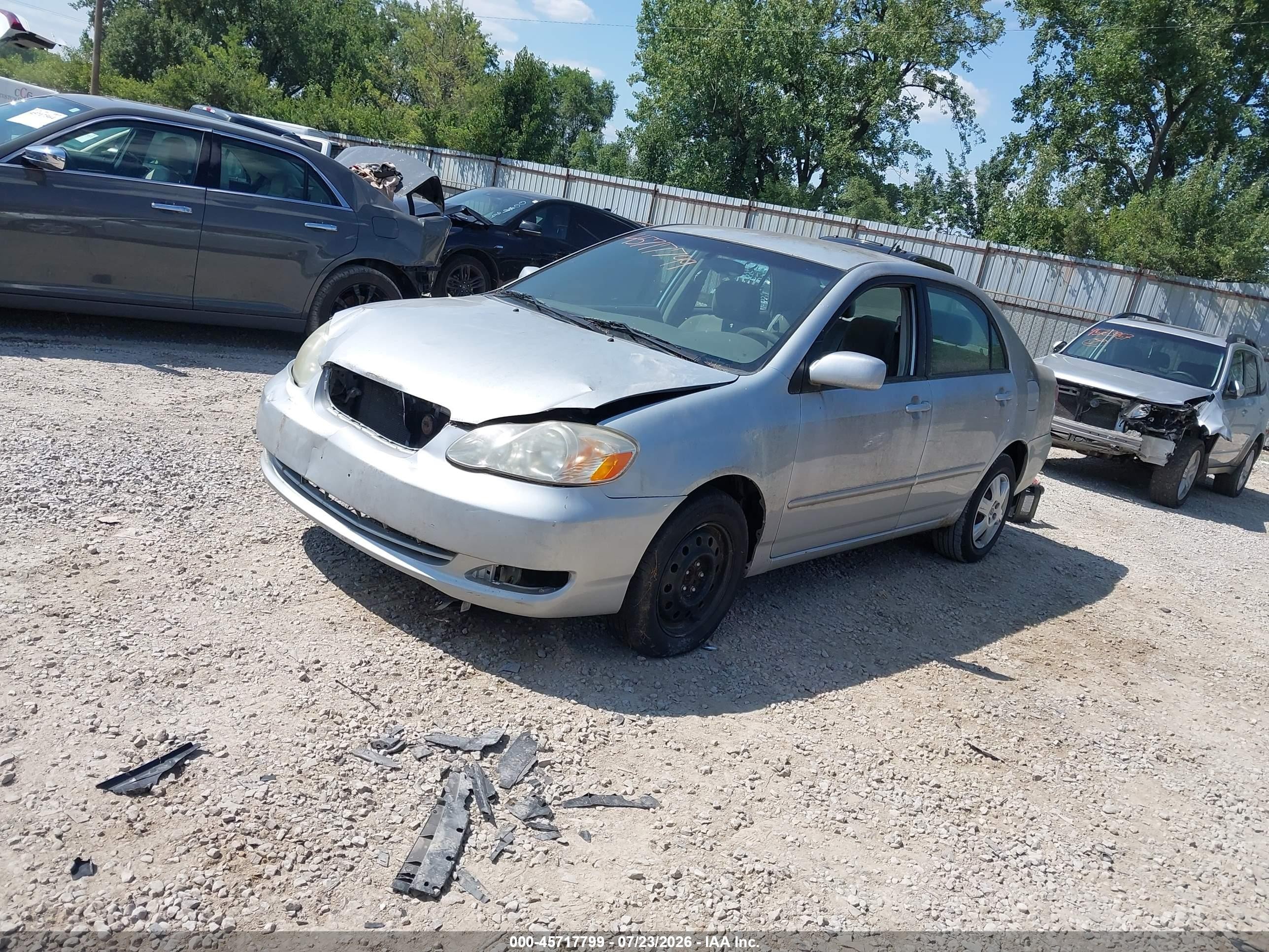 2005 Toyota Corolla Le Silver vin: 2T1BR32E05C553835