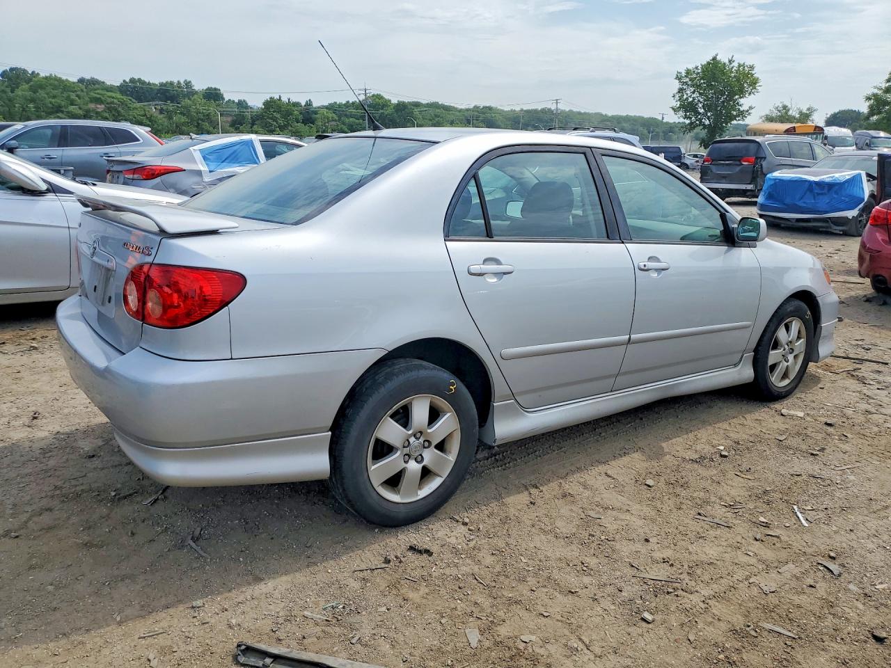 2006 Toyota Corolla S Silver vin: 2T1BR32E06C562150