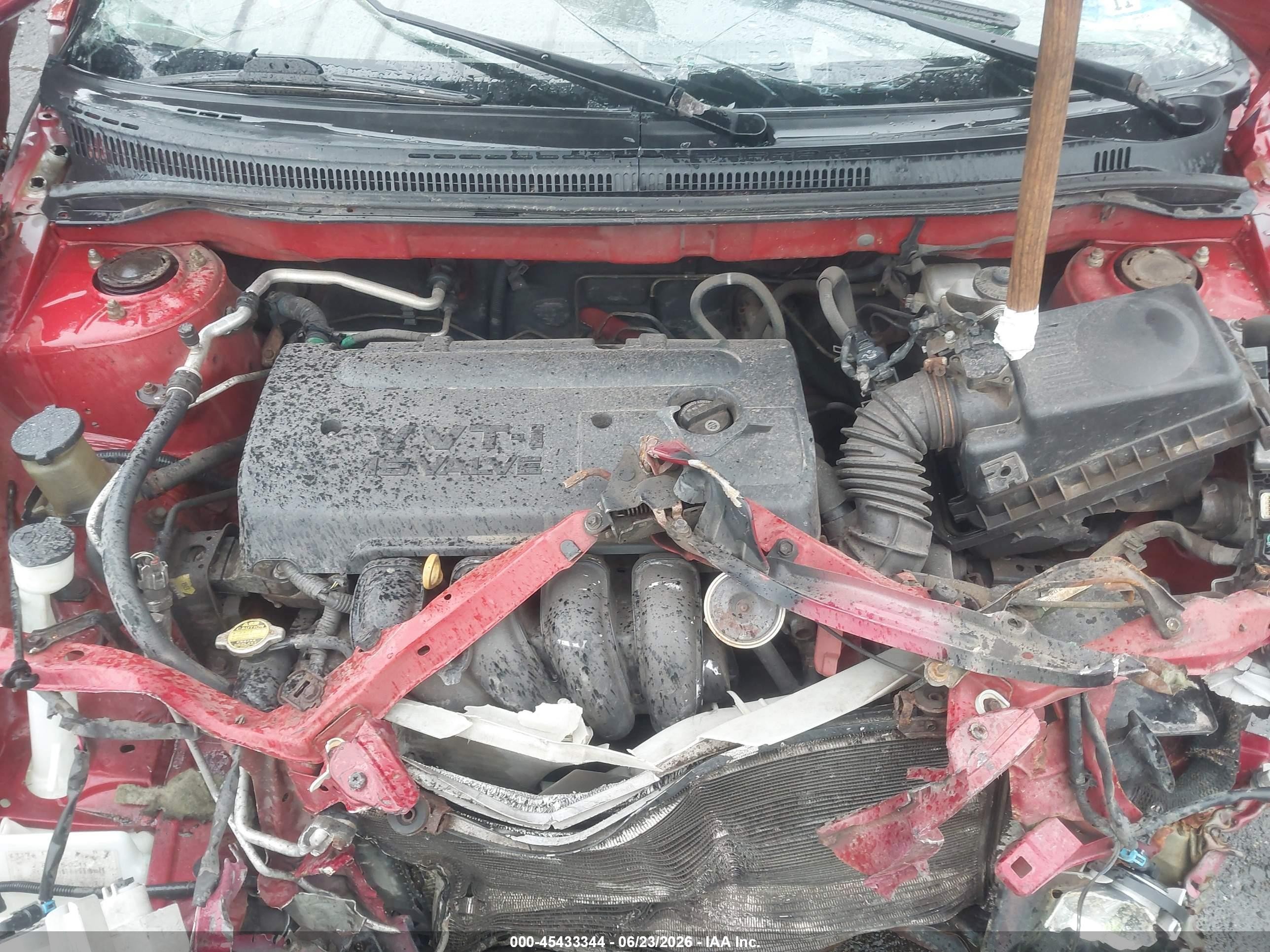 2006 Toyota Corolla Le Red vin: 2T1BR32E06C575416