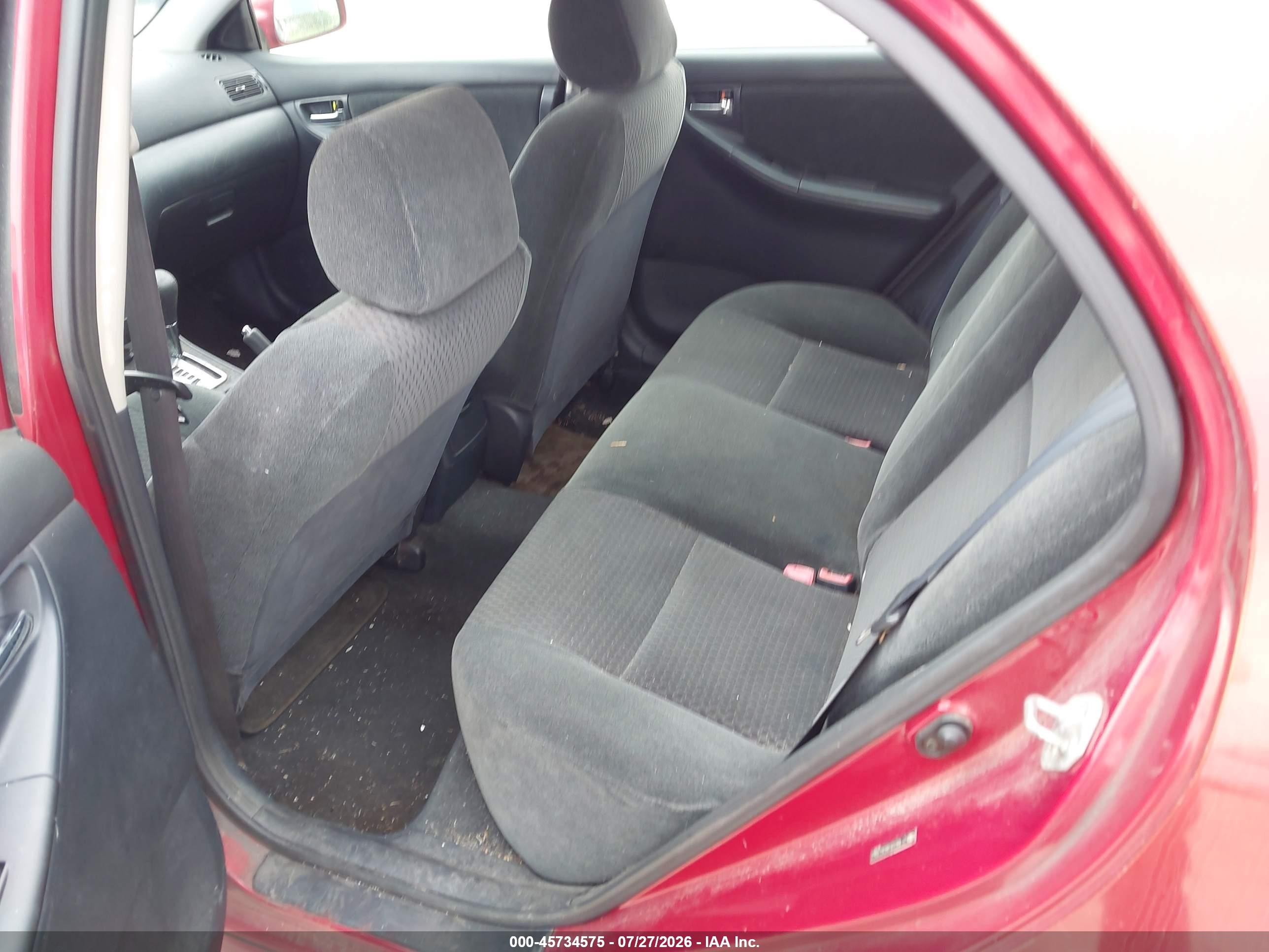 2006 Toyota Corolla S Красный vin: 2T1BR32E06C621942