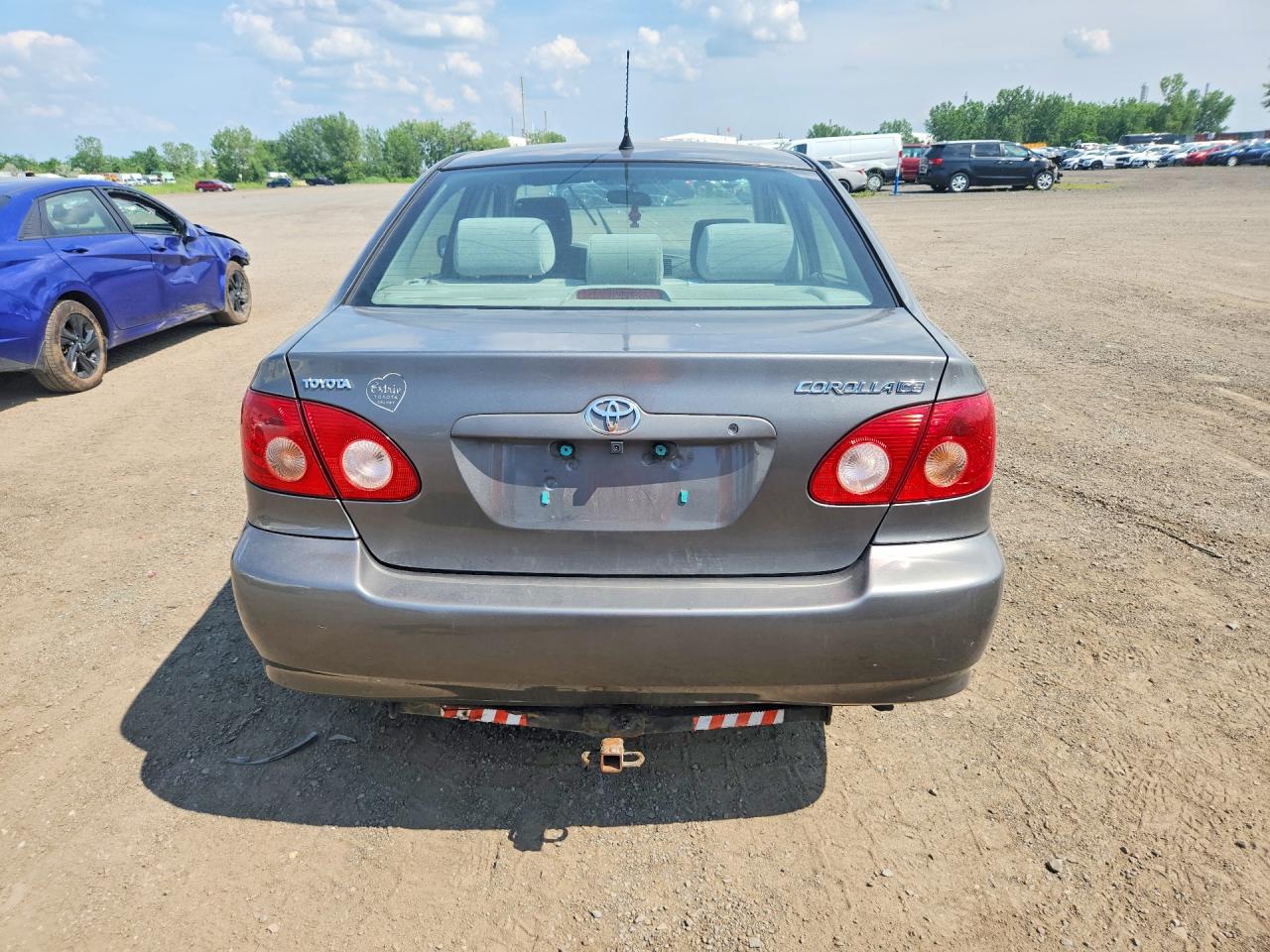 2006 Toyota Corolla Ce Gray vin: 2T1BR32E06C630947