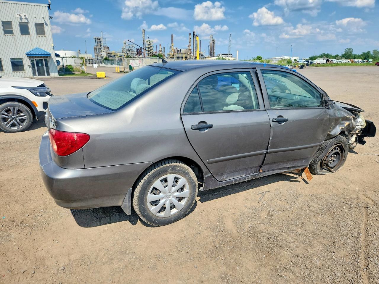 2006 Toyota Corolla Ce Gray vin: 2T1BR32E06C630947