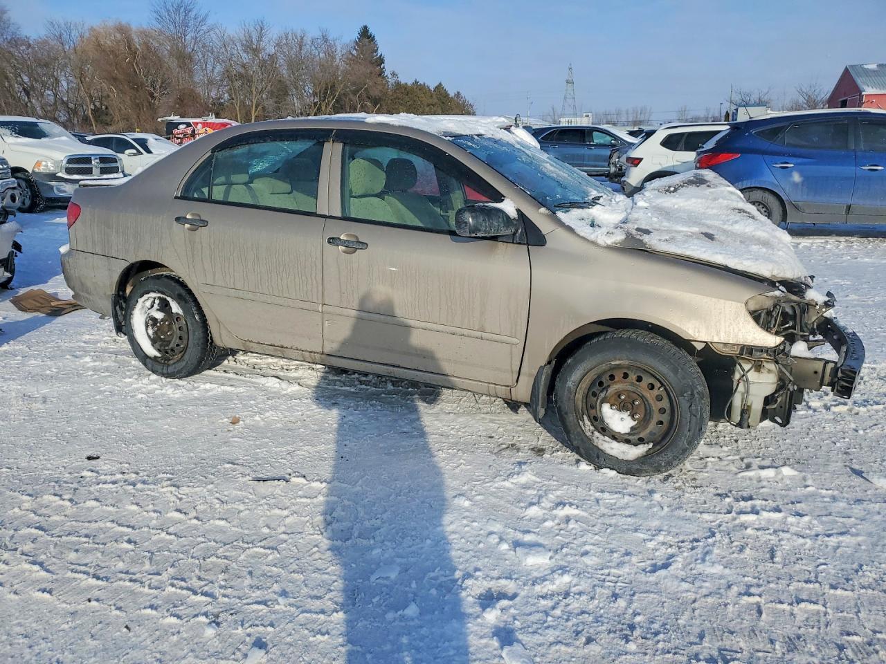 2006 Toyota Corolla Ce Cream vin: 2T1BR32E06C635212