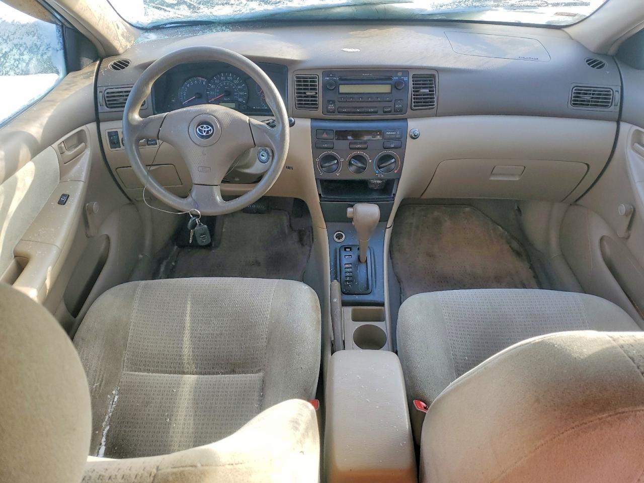 2006 Toyota Corolla Ce Cream vin: 2T1BR32E06C635212