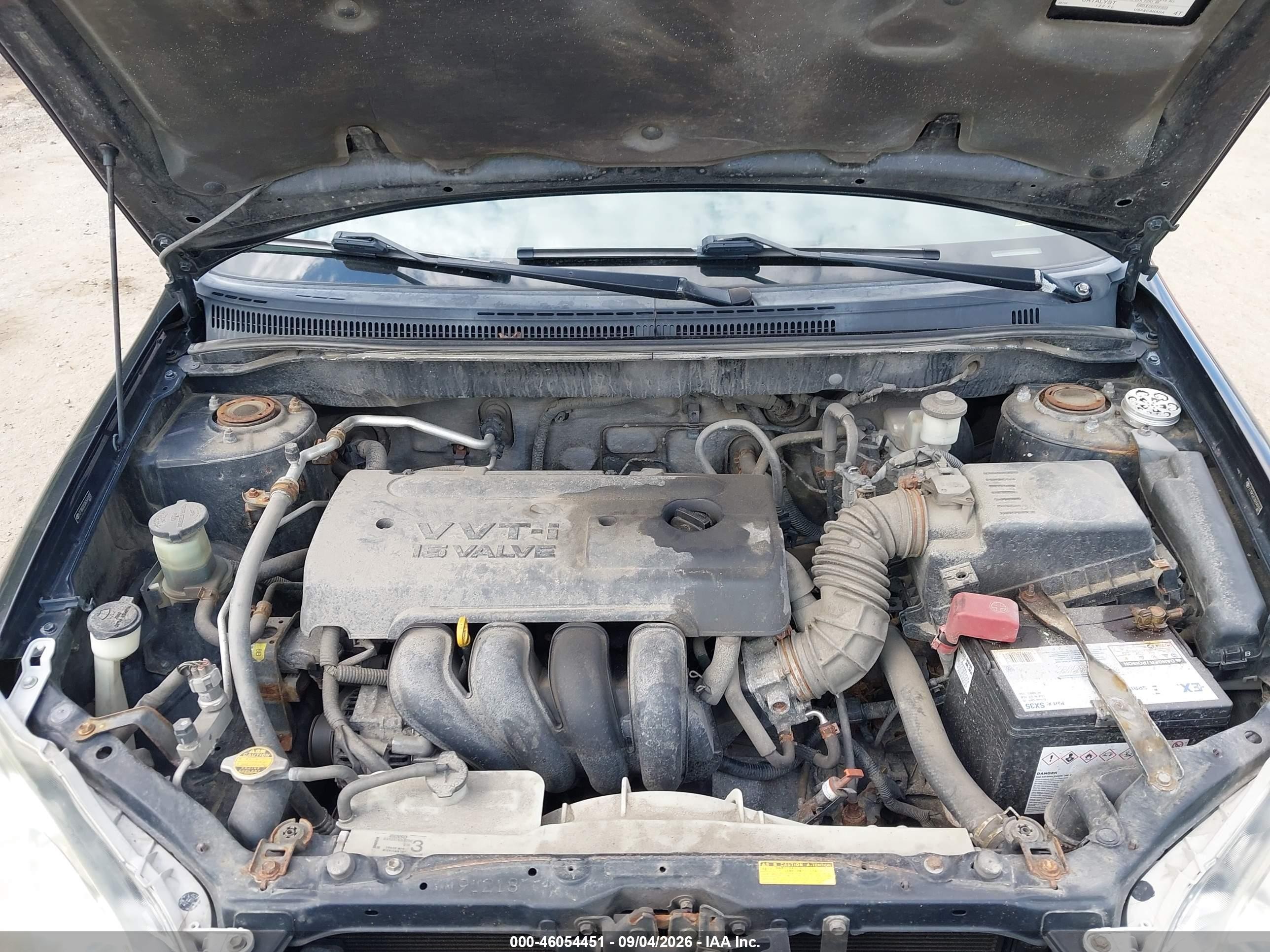 2006 Toyota Corolla S Черный vin: 2T1BR32E06C649109