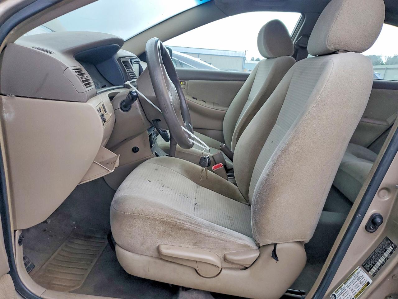 2006 Toyota Corolla Ce Tan vin: 2T1BR32E06C654133