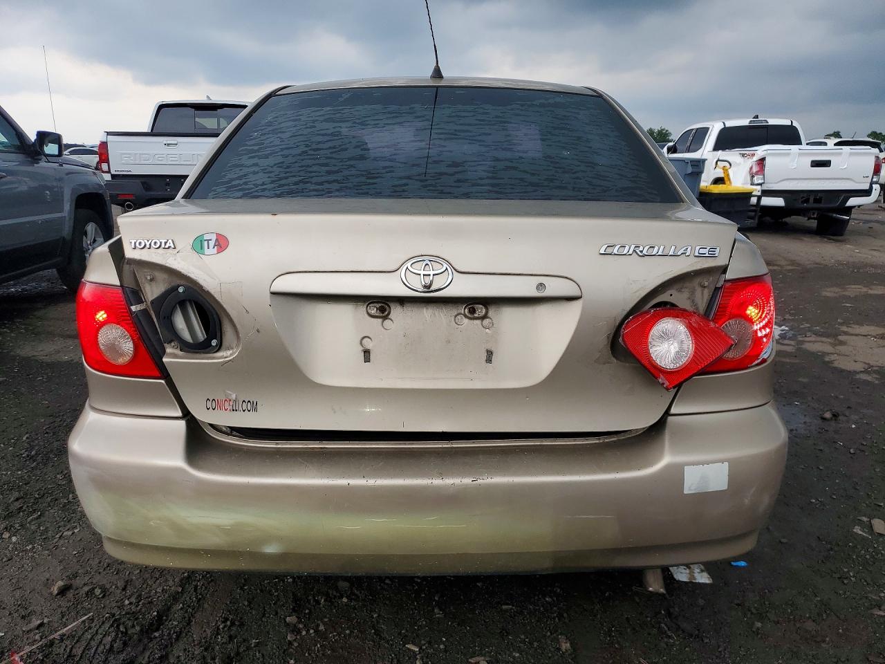 2006 Toyota Corolla Ce Tan vin: 2T1BR32E06C654133