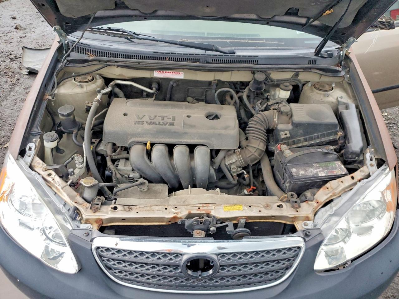 2006 Toyota Corolla Ce Tan vin: 2T1BR32E06C654133
