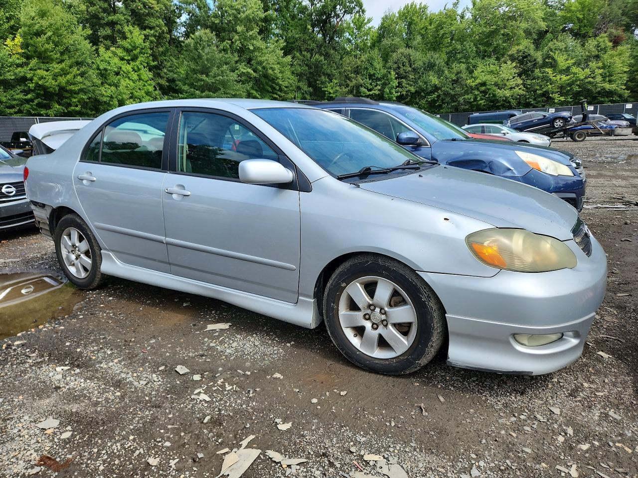 2006 Toyota Corolla S Silver vin: 2T1BR32E06C659123