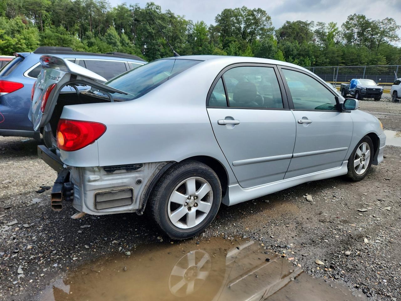 2006 Toyota Corolla S Silver vin: 2T1BR32E06C659123