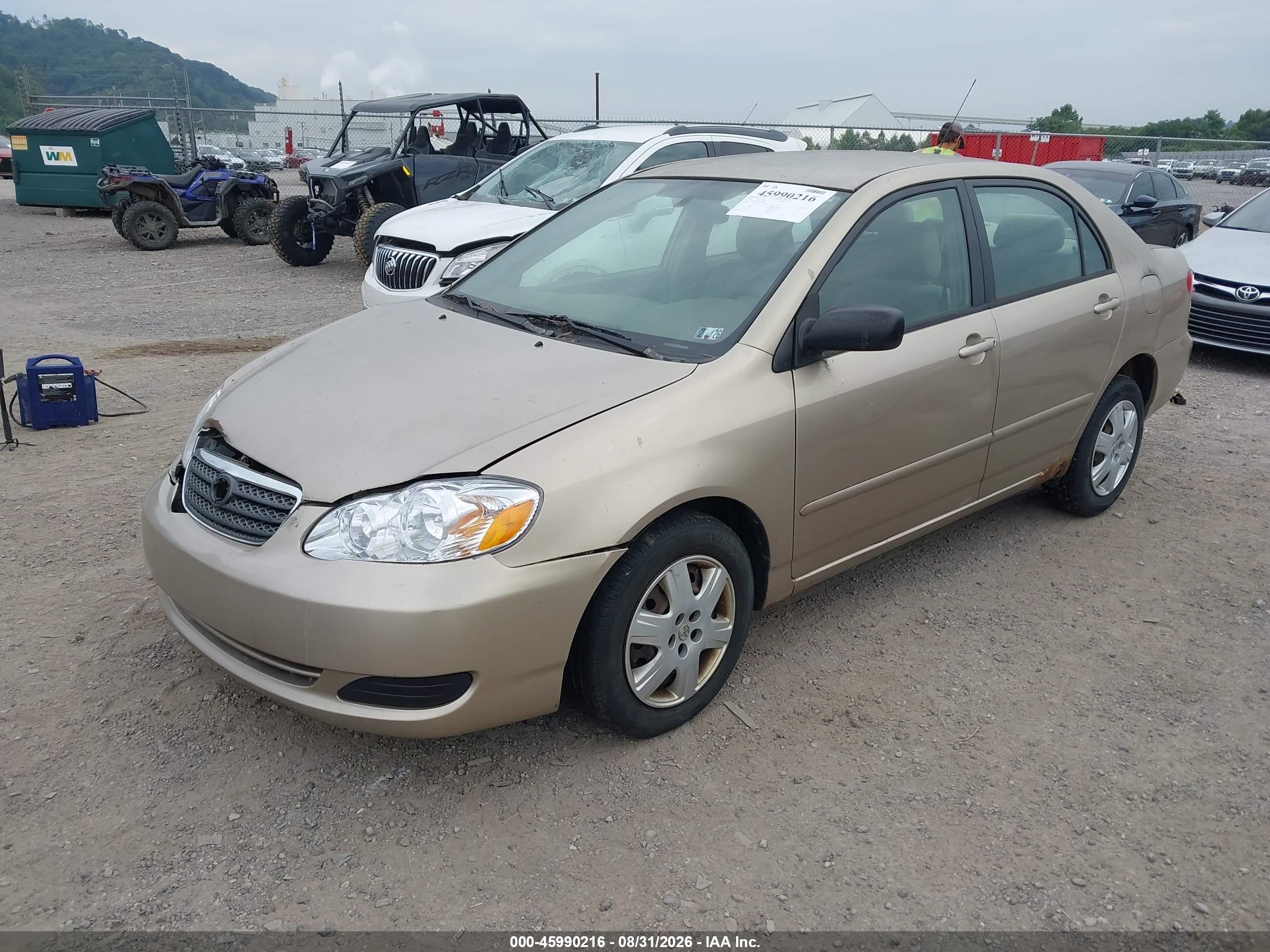2006 Toyota Corolla Le Золотой vin: 2T1BR32E06C661700