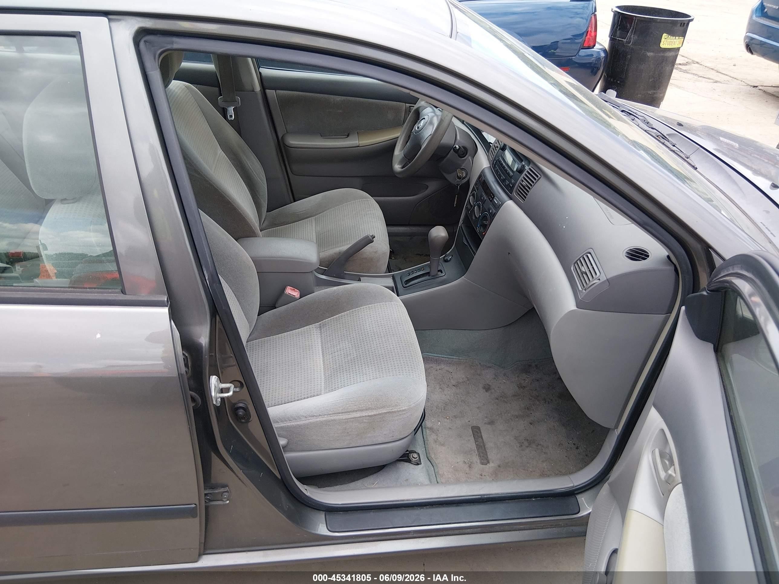 2006 Toyota Corolla Ce Gray vin: 2T1BR32E06C685799