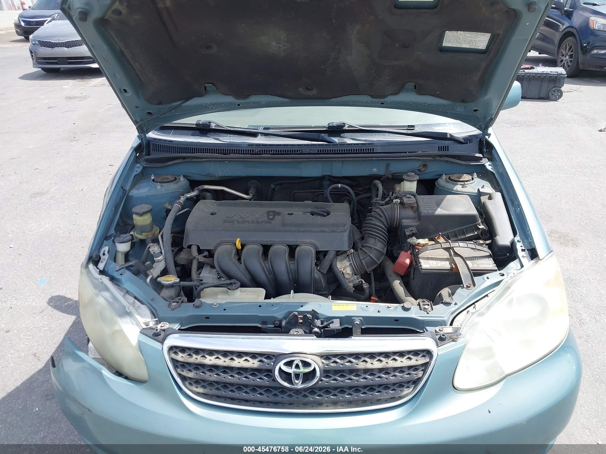 2006 Toyota Corolla Le Light Blue vin: 2T1BR32E06C695684